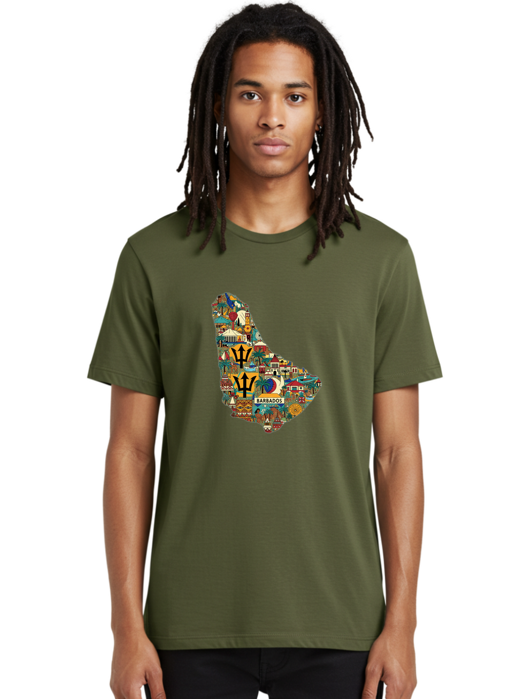 Barbados Men'S Graphic Tee, 100% Cotton, Comfortable Casual Summer Wear, Machine Washable, Vintage Camera, Old Camera, Antique Camera, Black Camera, Classic Photography, Photography Equipment, Nostalgic Device, Film Camera, Camera Art Bal755