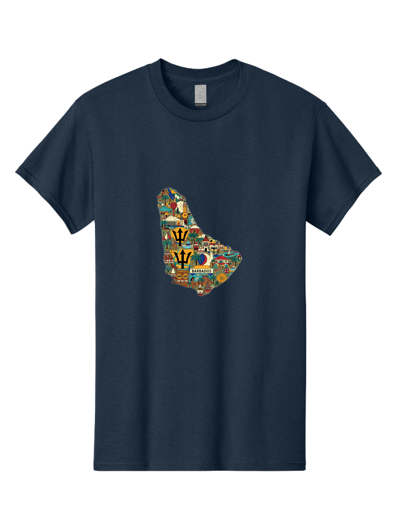 Barbados Men'S Graphic Tee, 100% Cotton, Comfortable Casual Summer Wear, Machine Washable, Vintage Camera, Old Camera, Antique Camera, Black Camera, Classic Photography, Photography Equipment, Nostalgic Device, Film Camera, Camera Art Bal755