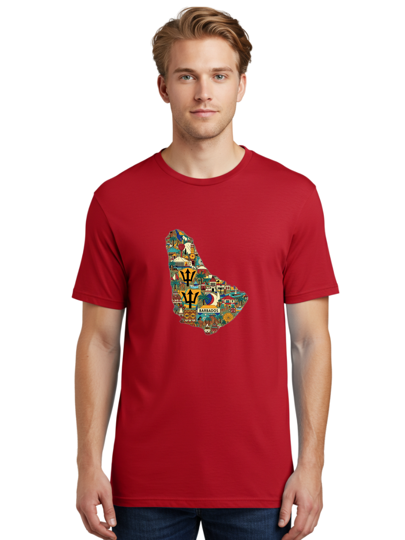 Barbados Men'S Graphic Tee, 100% Cotton, Comfortable Casual Summer Wear, Machine Washable, Vintage Camera, Old Camera, Antique Camera, Black Camera, Classic Photography, Photography Equipment, Nostalgic Device, Film Camera, Camera Art Bal755