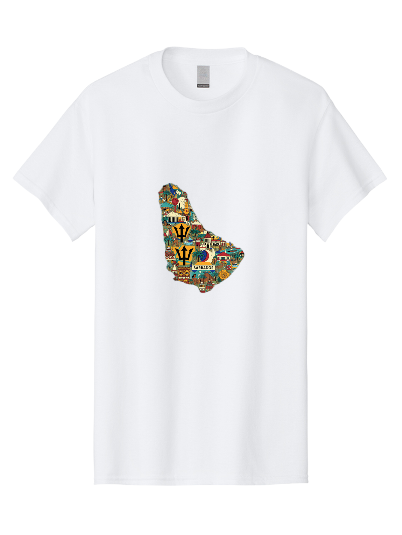 Barbados Men'S Graphic Tee, 100% Cotton, Comfortable Casual Summer Wear, Machine Washable, Vintage Camera, Old Camera, Antique Camera, Black Camera, Classic Photography, Photography Equipment, Nostalgic Device, Film Camera, Camera Art Bal755