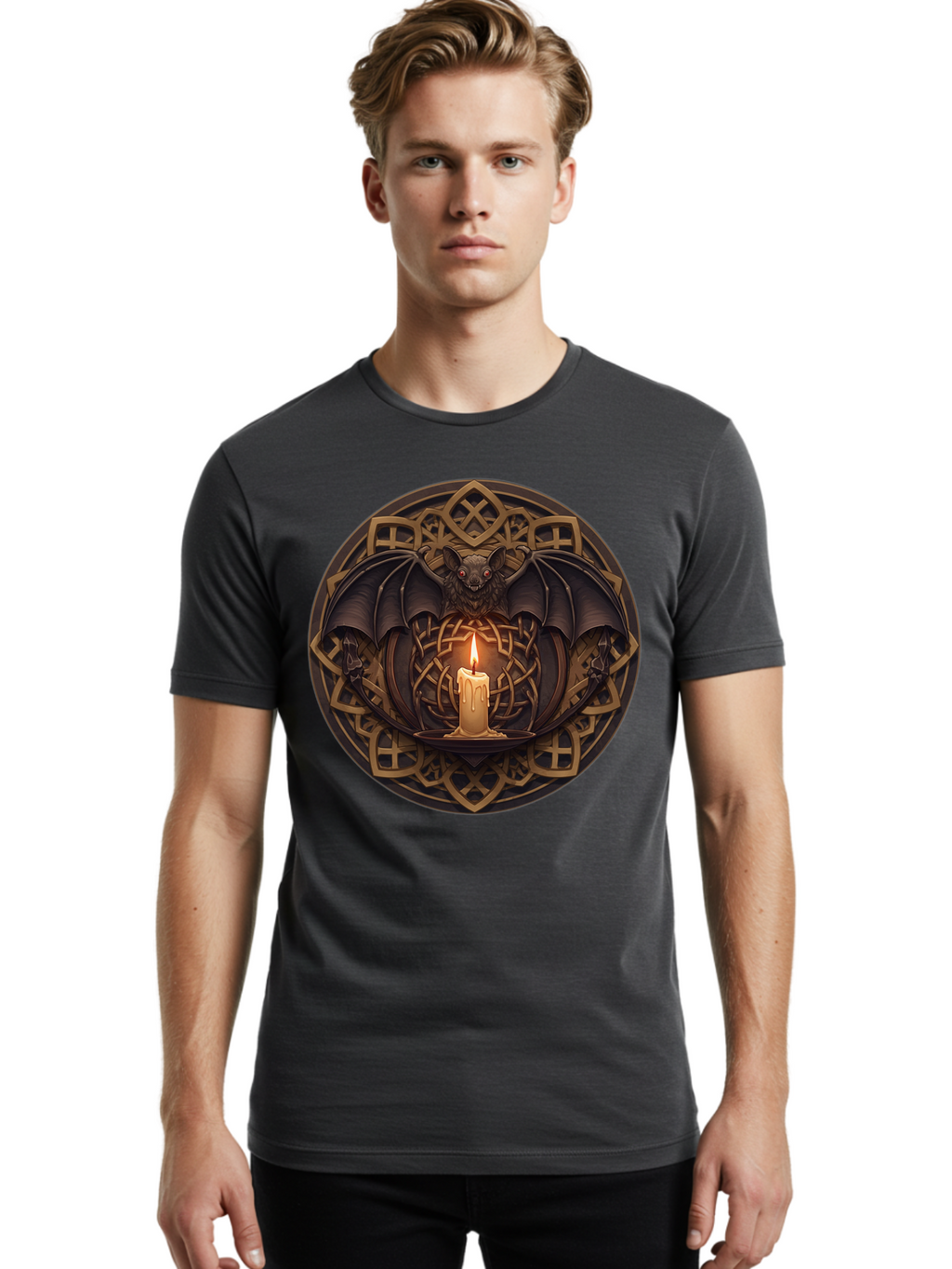 Bat-And-Candle Men'S Graphic Tee, 100% Cotton, Comfortable Casual Summer Wear, Machine Washable, Vintage Camera, Old Camera, Antique Camera, Black Camera, Classic Photography, Photography Equipment, Nostalgic Device, Film Camera, Camera Art Bal759