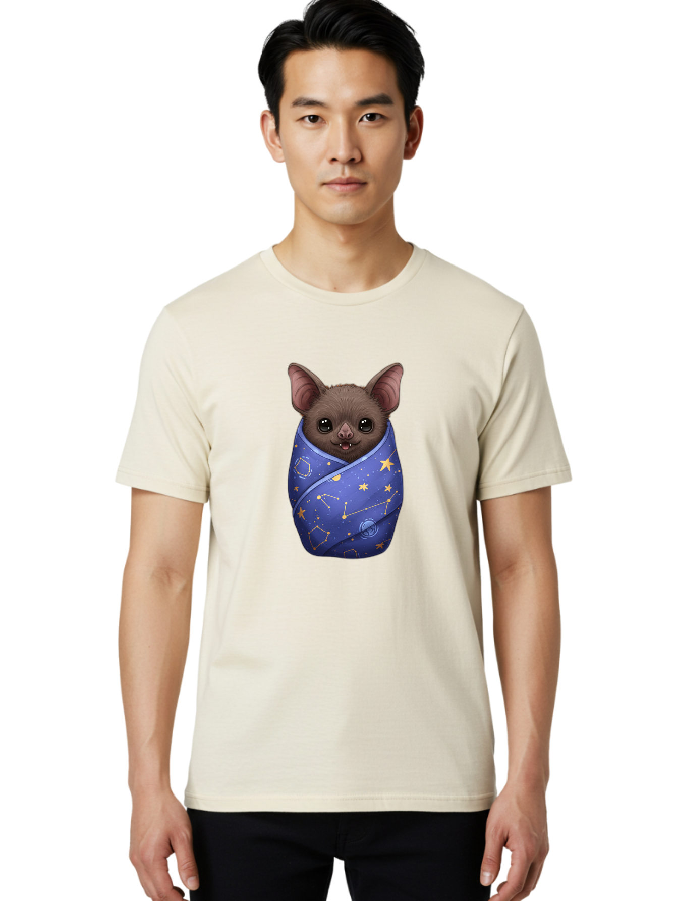 Bat-Constellation-Baby-Blanket Men'S Graphic Tee, 100% Cotton, Comfortable Casual Summer Wear, Machine Washable, Vintage Camera, Old Camera, Antique Camera, Black Camera, Classic Photography, Photography Equipment, Nostalgic Device, Bal760
