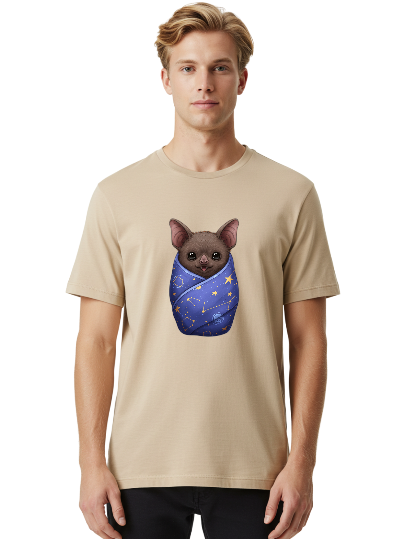 Bat-Constellation-Baby-Blanket Men'S Graphic Tee, 100% Cotton, Comfortable Casual Summer Wear, Machine Washable, Vintage Camera, Old Camera, Antique Camera, Black Camera, Classic Photography, Photography Equipment, Nostalgic Device, Bal760