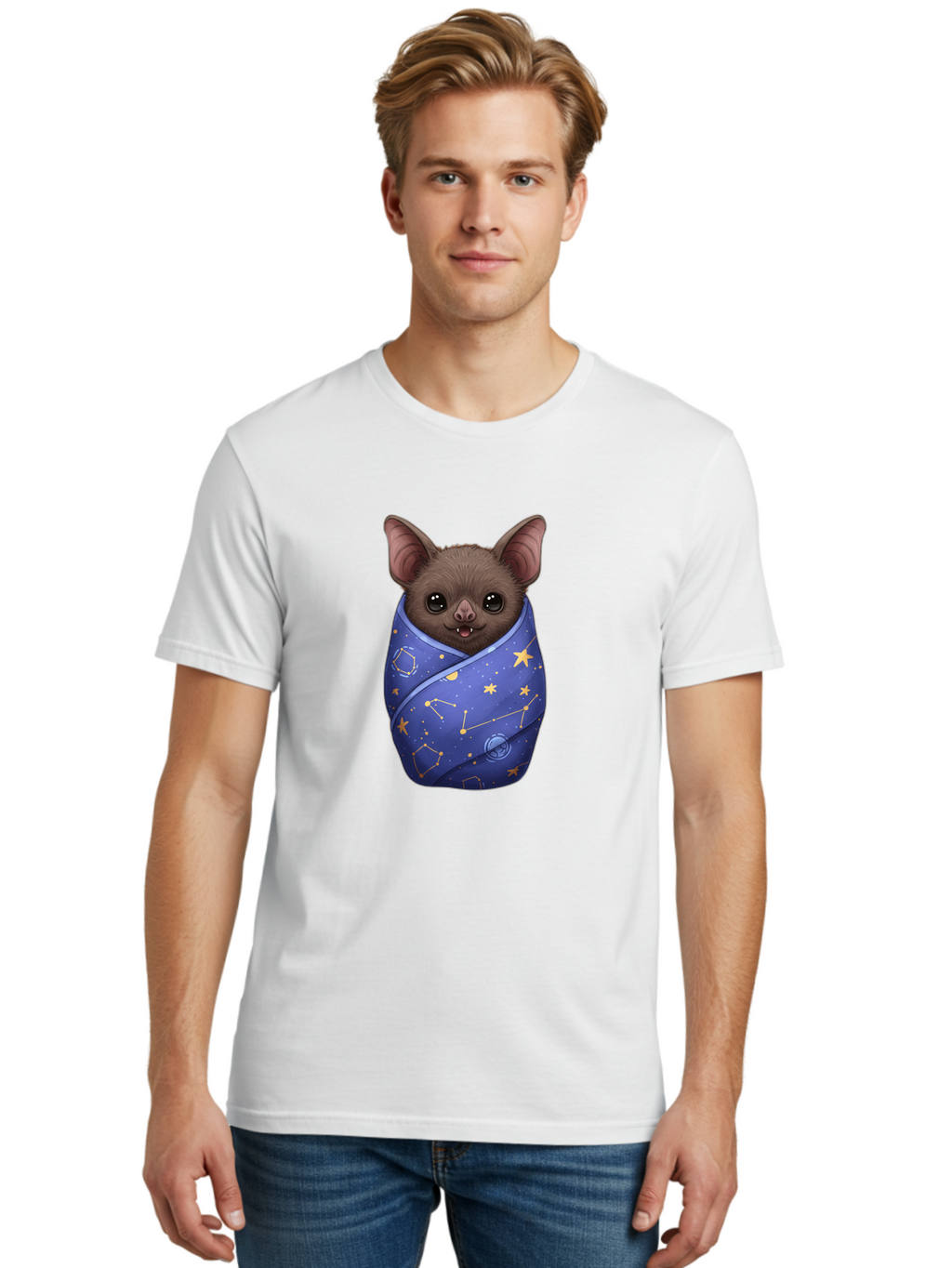 Bat-Constellation-Baby-Blanket Men'S Graphic Tee, 100% Cotton, Comfortable Casual Summer Wear, Machine Washable, Vintage Camera, Old Camera, Antique Camera, Black Camera, Classic Photography, Photography Equipment, Nostalgic Device, Bal760