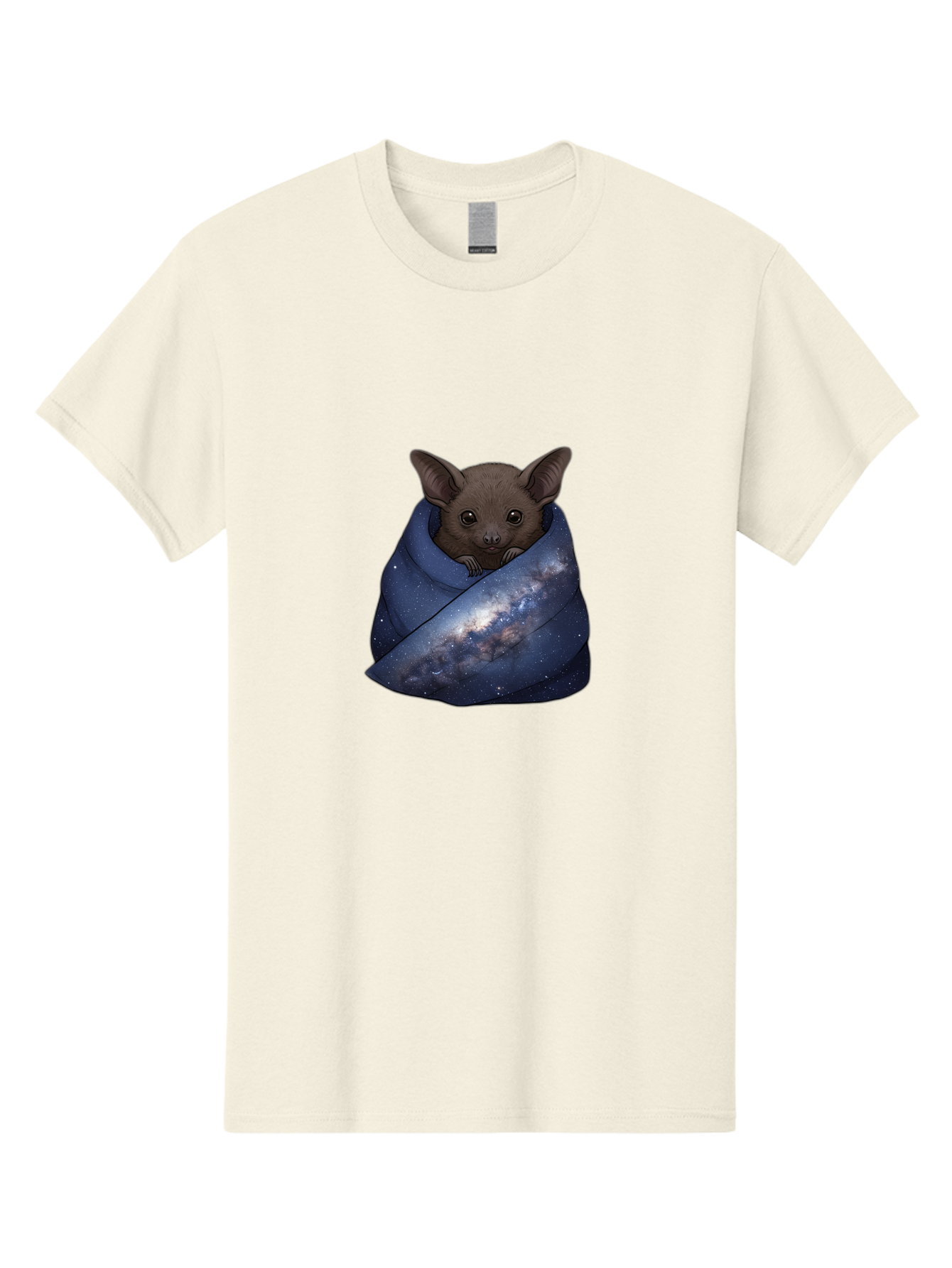Bat-In-Galaxy-Blanket Men'S Graphic Tee, 100% Cotton, Comfortable Casual Summer Wear, Machine Washable, Vintage Camera, Old Camera, Antique Camera, Black Camera, Classic Photography, Photography Equipment, Nostalgic Device, Film Camera, Bal763