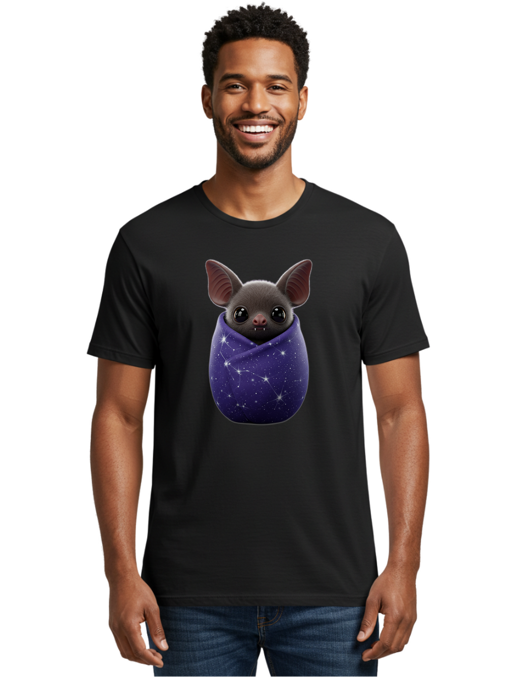 Bat-In-Purple-Cocoon Men'S Graphic Tee, 100% Cotton, Comfortable Casual Summer Wear, Machine Washable, Vintage Camera, Old Camera, Antique Camera, Black Camera, Classic Photography, Photography Equipment, Nostalgic Device, Film Camera, Bal764