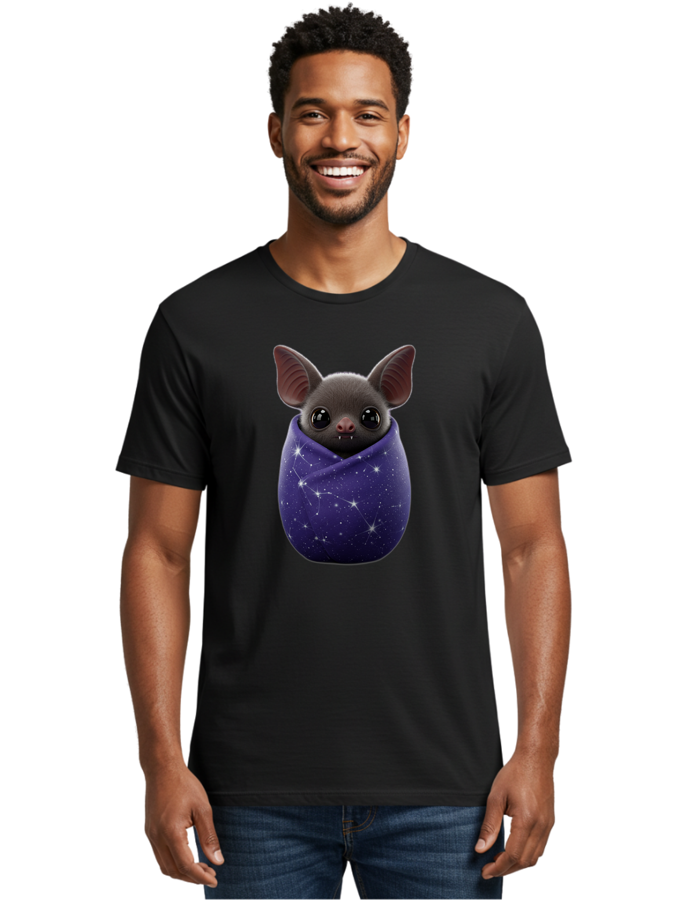 Bat-In-Purple-Cocoon Men'S Graphic Tee, 100% Cotton, Comfortable Casual Summer Wear, Machine Washable, Vintage Camera, Old Camera, Antique Camera, Black Camera, Classic Photography, Photography Equipment, Nostalgic Device, Film Camera, Bal764