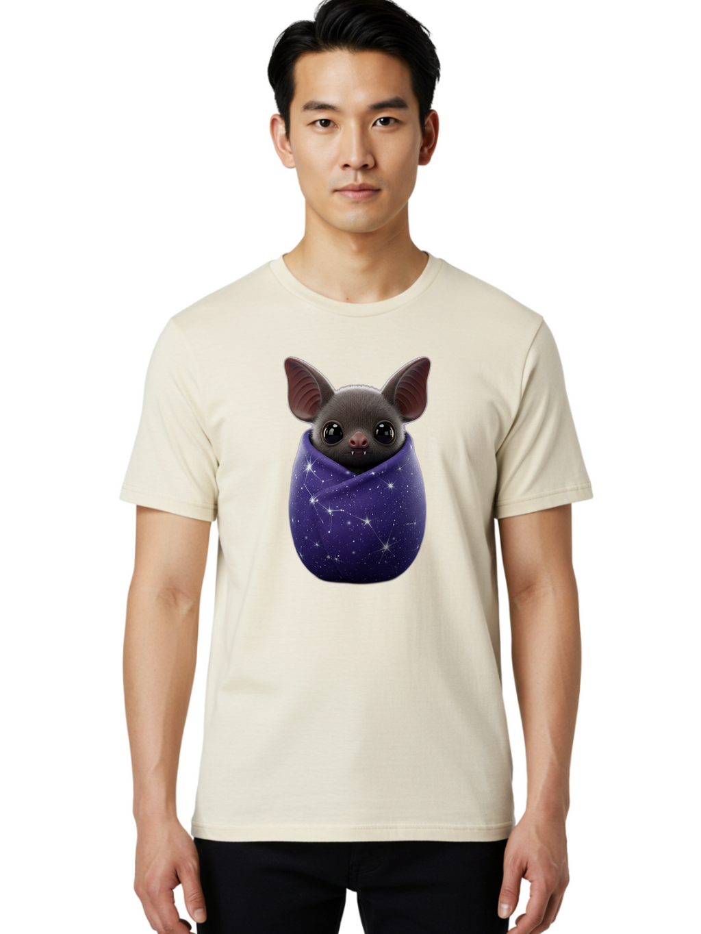 Bat-In-Purple-Cocoon Men'S Graphic Tee, 100% Cotton, Comfortable Casual Summer Wear, Machine Washable, Vintage Camera, Old Camera, Antique Camera, Black Camera, Classic Photography, Photography Equipment, Nostalgic Device, Film Camera, Bal764