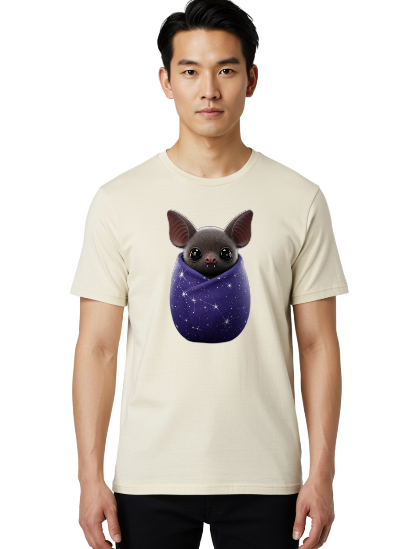 Bat-In-Purple-Cocoon Men'S Graphic Tee, 100% Cotton, Comfortable Casual Summer Wear, Machine Washable, Vintage Camera, Old Camera, Antique Camera, Black Camera, Classic Photography, Photography Equipment, Nostalgic Device, Film Camera, Bal764