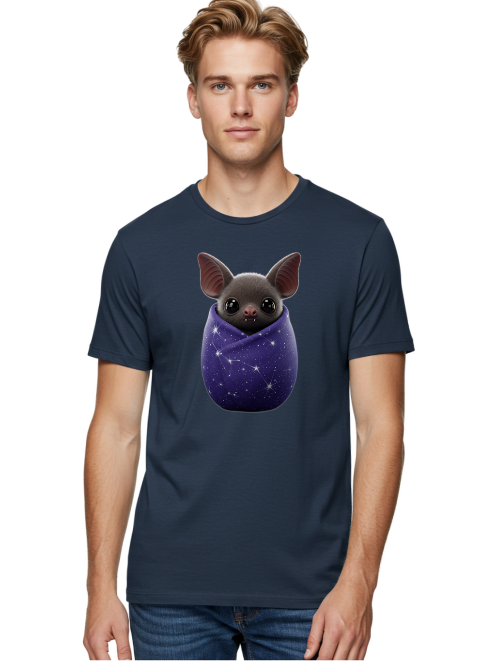 Bat-In-Purple-Cocoon Men'S Graphic Tee, 100% Cotton, Comfortable Casual Summer Wear, Machine Washable, Vintage Camera, Old Camera, Antique Camera, Black Camera, Classic Photography, Photography Equipment, Nostalgic Device, Film Camera, Bal764