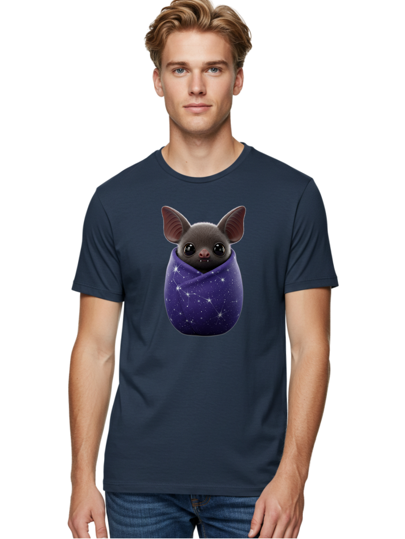 Bat-In-Purple-Cocoon Men'S Graphic Tee, 100% Cotton, Comfortable Casual Summer Wear, Machine Washable, Vintage Camera, Old Camera, Antique Camera, Black Camera, Classic Photography, Photography Equipment, Nostalgic Device, Film Camera, Bal764