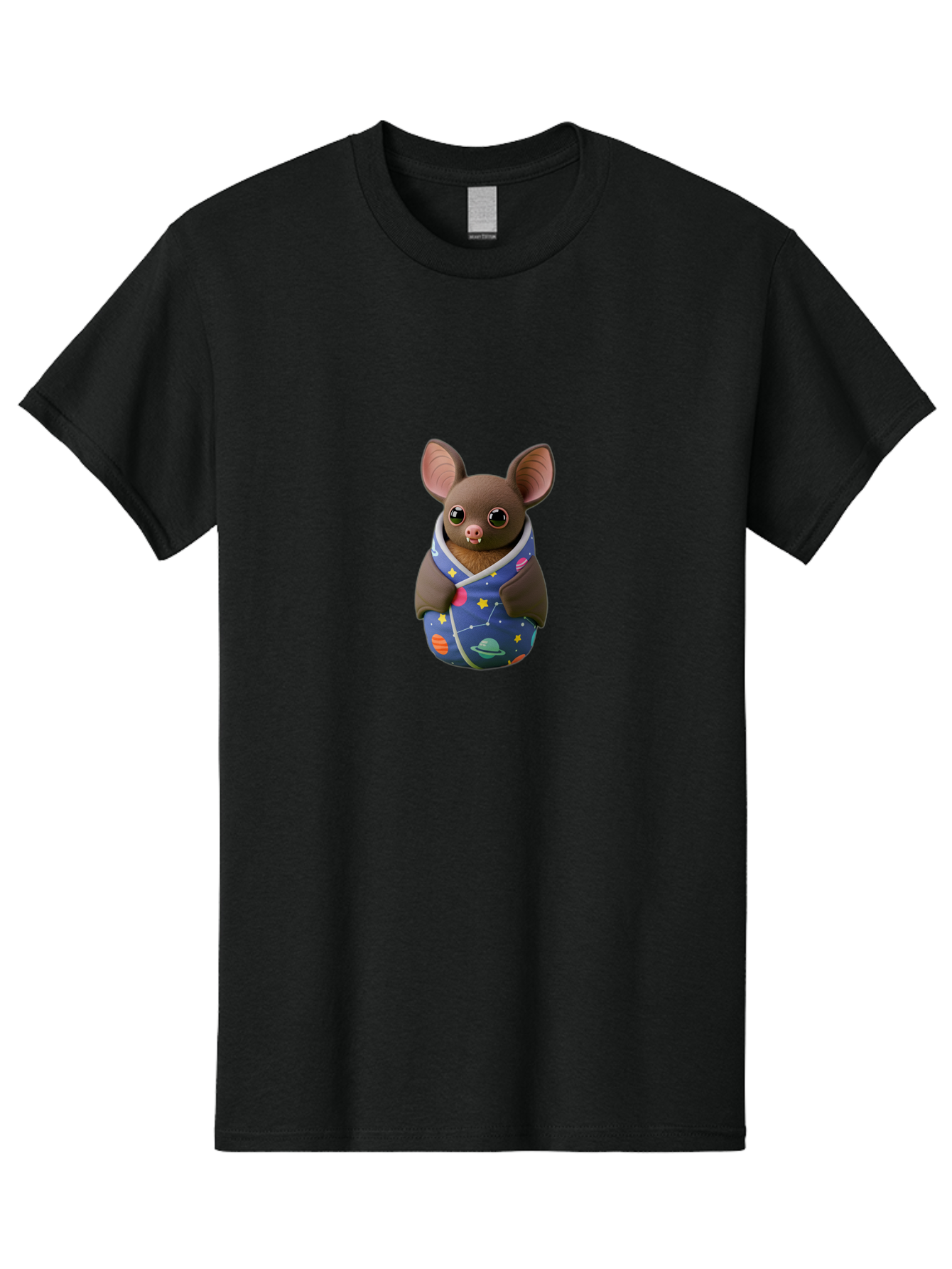Bat-In-Space-Robe Men'S Graphic Tee, 100% Cotton, Comfortable Casual Summer Wear, Machine Washable, Vintage Camera, Old Camera, Antique Camera, Black Camera, Classic Photography, Photography Equipment, Nostalgic Device, Film Camera, Camera Art Bal765