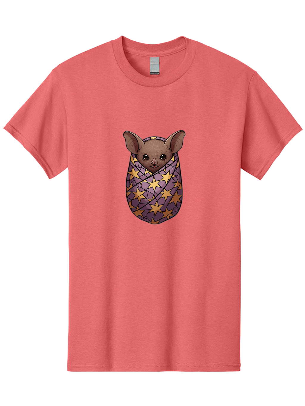Bat-In-Stars-Blanket-1 Men'S Graphic Tee, 100% Cotton, Comfortable Casual Summer Wear, Machine Washable, Vintage Camera, Old Camera, Antique Camera, Black Camera, Classic Photography, Photography Equipment, Nostalgic Device, Film Camera, Bal766