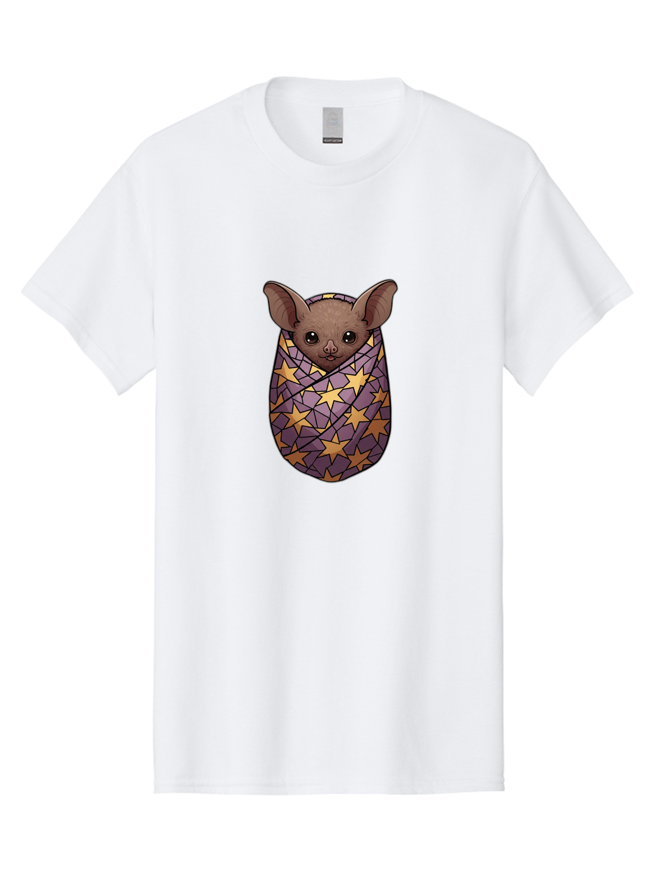 Bat-In-Stars-Blanket-1 Men'S Graphic Tee, 100% Cotton, Comfortable Casual Summer Wear, Machine Washable, Vintage Camera, Old Camera, Antique Camera, Black Camera, Classic Photography, Photography Equipment, Nostalgic Device, Film Camera, Bal766