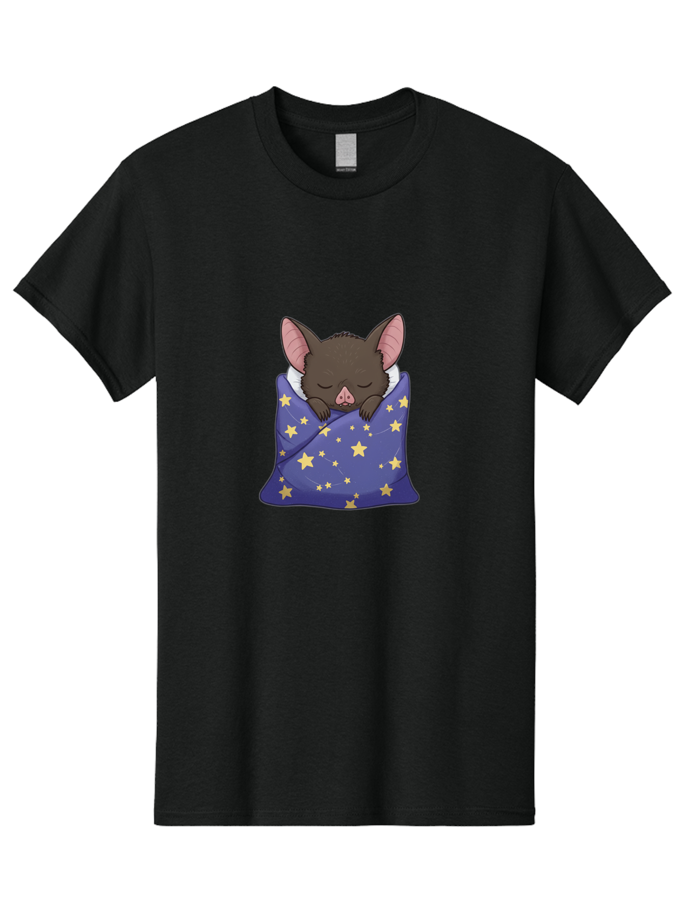 Bat-In-Stars-Blanket Men'S Graphic Tee, 100% Cotton, Comfortable Casual Summer Wear, Machine Washable, Vintage Camera, Old Camera, Antique Camera, Black Camera, Classic Photography, Photography Equipment, Nostalgic Device, Film Camera, Bal767
