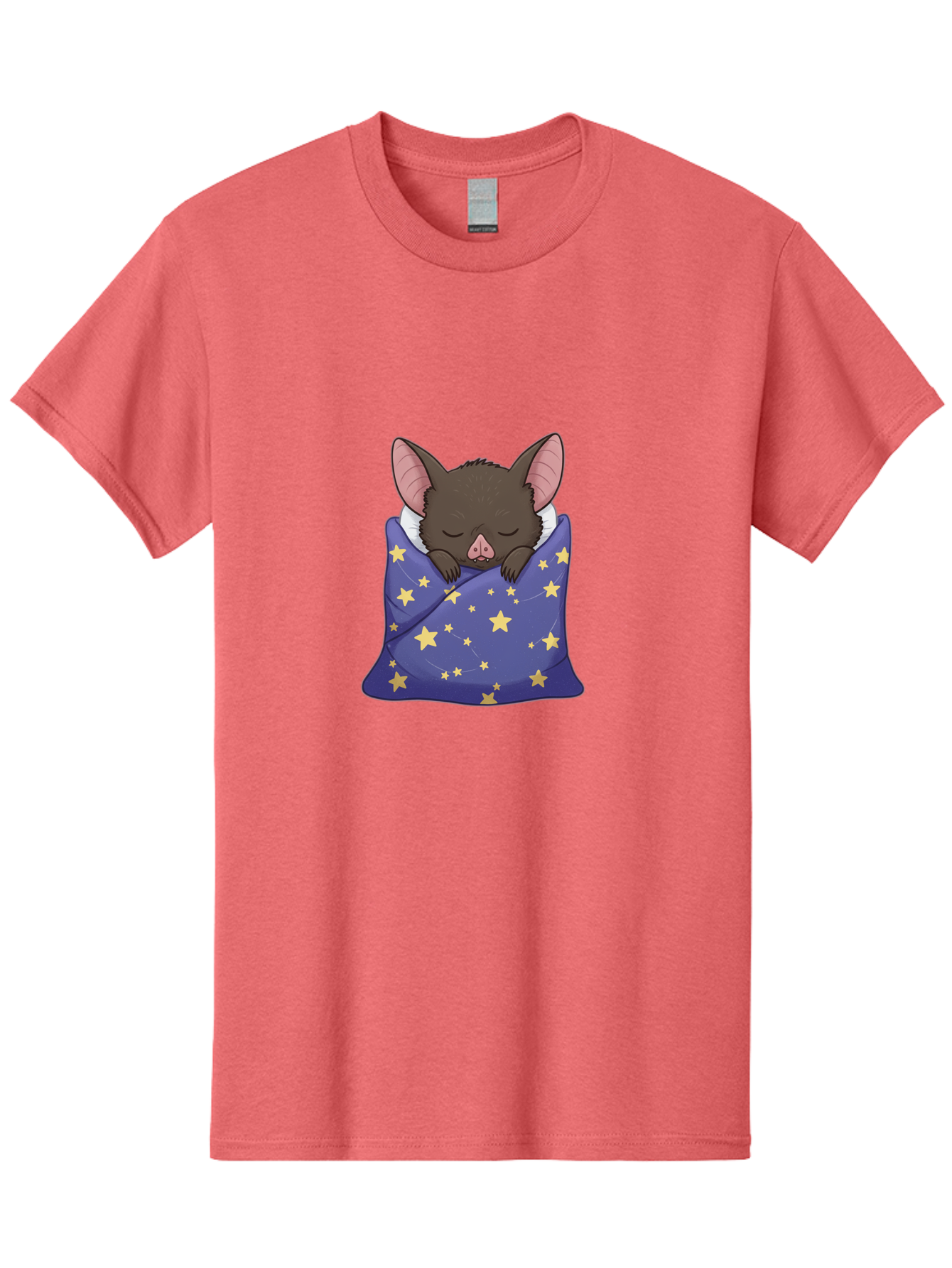 Bat-In-Stars-Blanket Men'S Graphic Tee, 100% Cotton, Comfortable Casual Summer Wear, Machine Washable, Vintage Camera, Old Camera, Antique Camera, Black Camera, Classic Photography, Photography Equipment, Nostalgic Device, Film Camera, Bal767