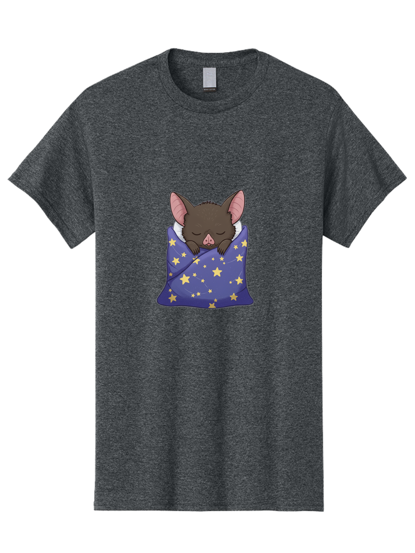 Bat-In-Stars-Blanket Men'S Graphic Tee, 100% Cotton, Comfortable Casual Summer Wear, Machine Washable, Vintage Camera, Old Camera, Antique Camera, Black Camera, Classic Photography, Photography Equipment, Nostalgic Device, Film Camera, Bal767