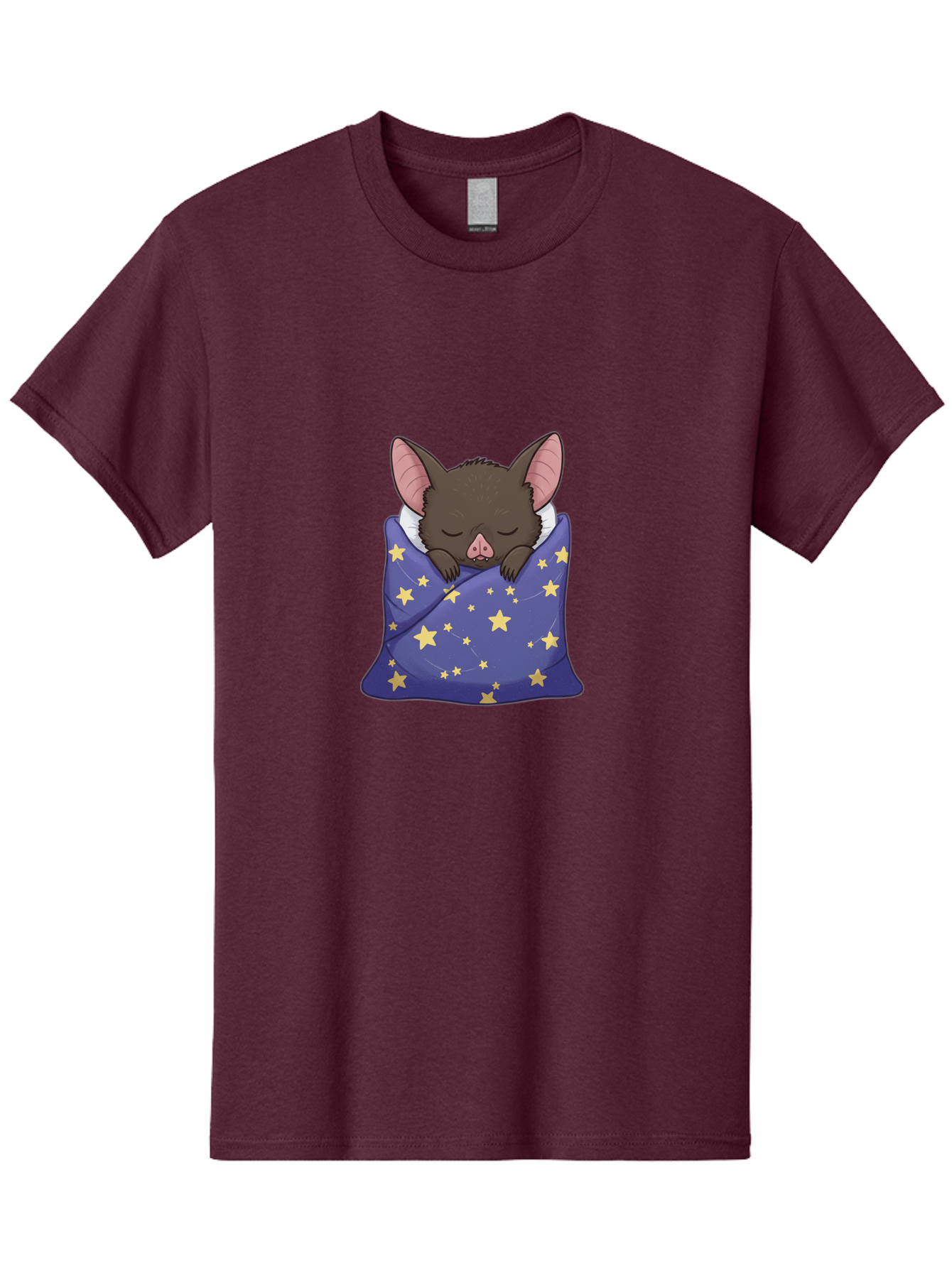 Bat-In-Stars-Blanket Men'S Graphic Tee, 100% Cotton, Comfortable Casual Summer Wear, Machine Washable, Vintage Camera, Old Camera, Antique Camera, Black Camera, Classic Photography, Photography Equipment, Nostalgic Device, Film Camera, Bal767