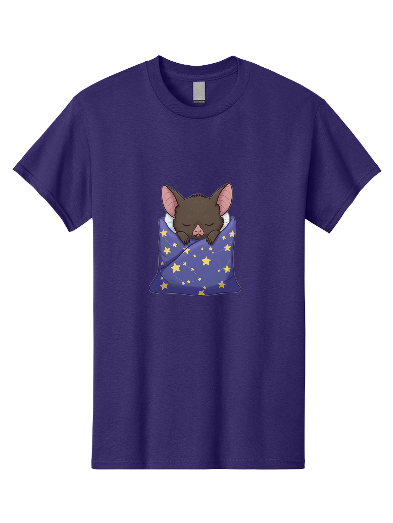 Bat-In-Stars-Blanket Men'S Graphic Tee, 100% Cotton, Comfortable Casual Summer Wear, Machine Washable, Vintage Camera, Old Camera, Antique Camera, Black Camera, Classic Photography, Photography Equipment, Nostalgic Device, Film Camera, Bal767