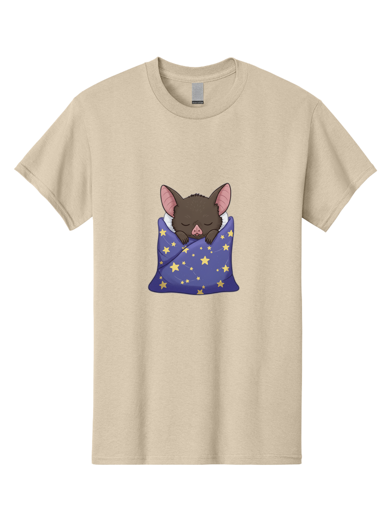 Bat-In-Stars-Blanket Men'S Graphic Tee, 100% Cotton, Comfortable Casual Summer Wear, Machine Washable, Vintage Camera, Old Camera, Antique Camera, Black Camera, Classic Photography, Photography Equipment, Nostalgic Device, Film Camera, Bal767