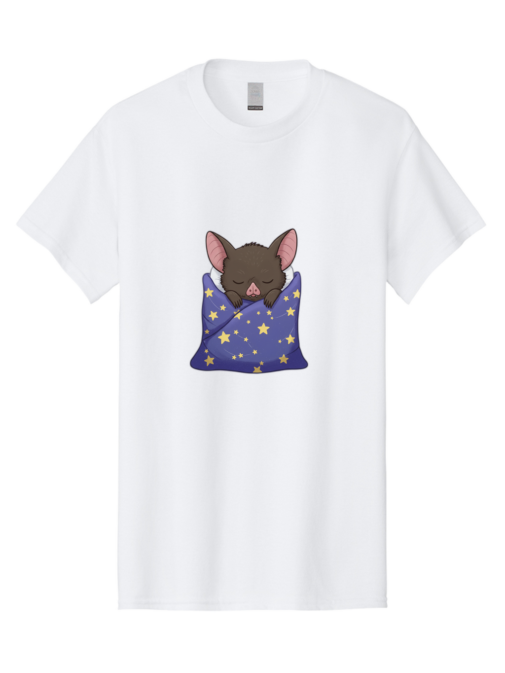 Bat-In-Stars-Blanket Men'S Graphic Tee, 100% Cotton, Comfortable Casual Summer Wear, Machine Washable, Vintage Camera, Old Camera, Antique Camera, Black Camera, Classic Photography, Photography Equipment, Nostalgic Device, Film Camera, Bal767