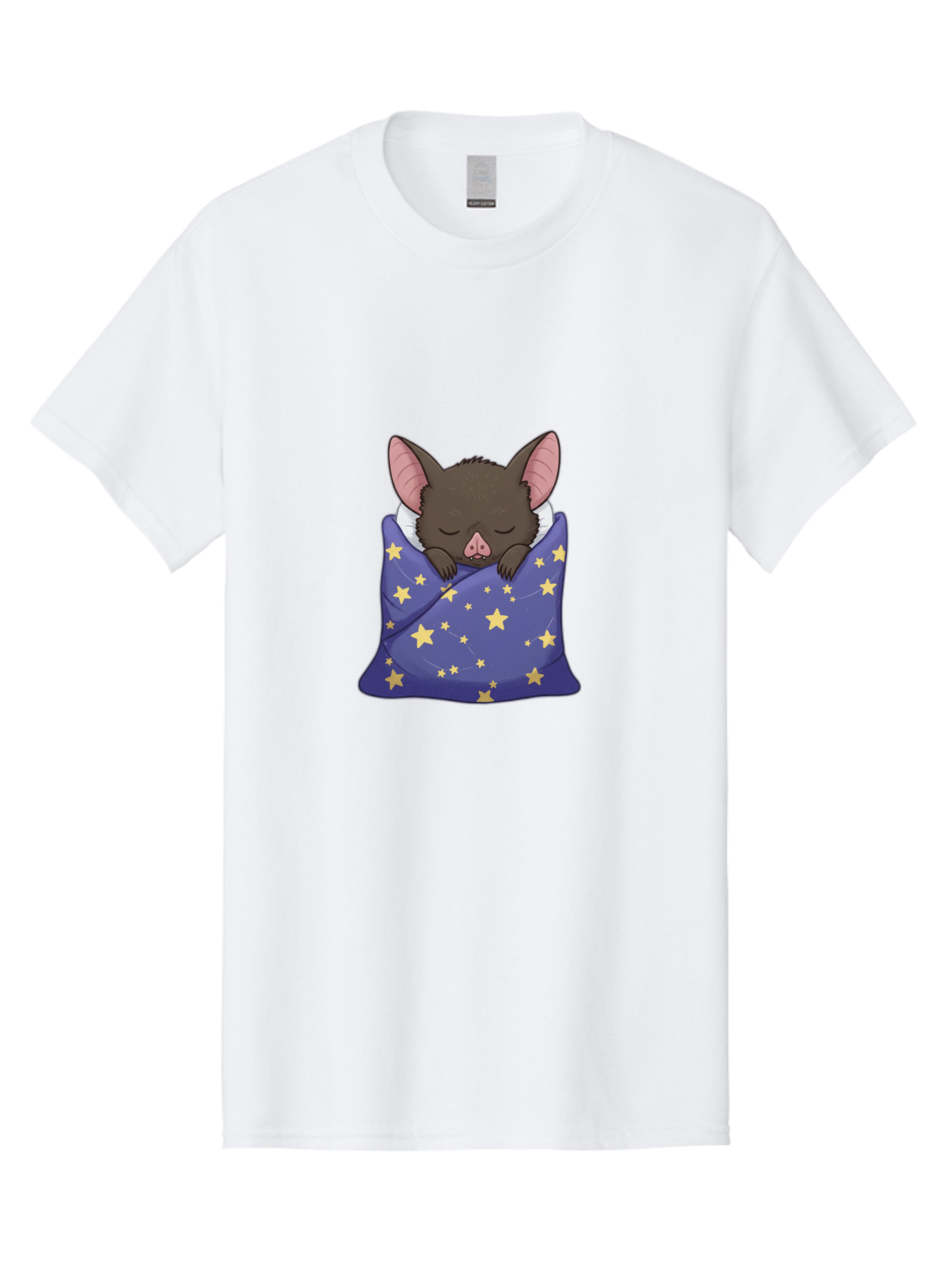 Bat-In-Stars-Blanket Men'S Graphic Tee, 100% Cotton, Comfortable Casual Summer Wear, Machine Washable, Vintage Camera, Old Camera, Antique Camera, Black Camera, Classic Photography, Photography Equipment, Nostalgic Device, Film Camera, Bal767