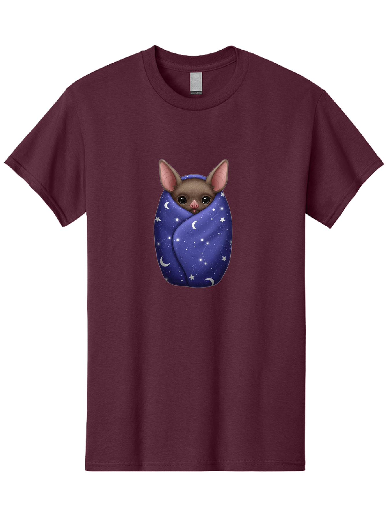 Bat-Wrapped-In-Stars Men'S Graphic Tee, 100% Cotton, Comfortable Casual Summer Wear, Machine Washable, Vintage Camera, Old Camera, Antique Camera, Black Camera, Classic Photography, Photography Equipment, Nostalgic Device, Film Camera, Bal771