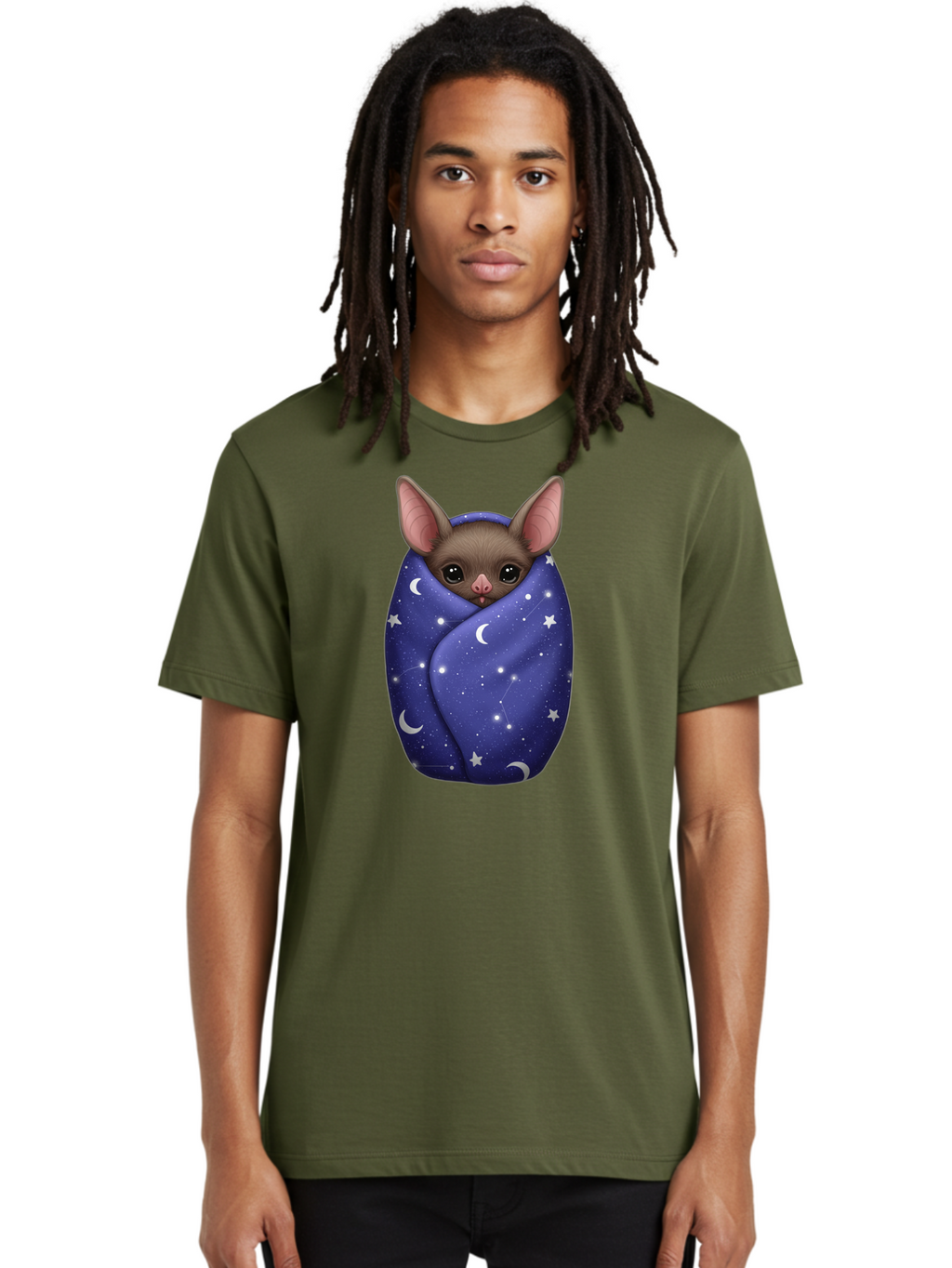 Bat-Wrapped-In-Stars Men'S Graphic Tee, 100% Cotton, Comfortable Casual Summer Wear, Machine Washable, Vintage Camera, Old Camera, Antique Camera, Black Camera, Classic Photography, Photography Equipment, Nostalgic Device, Film Camera, Bal771