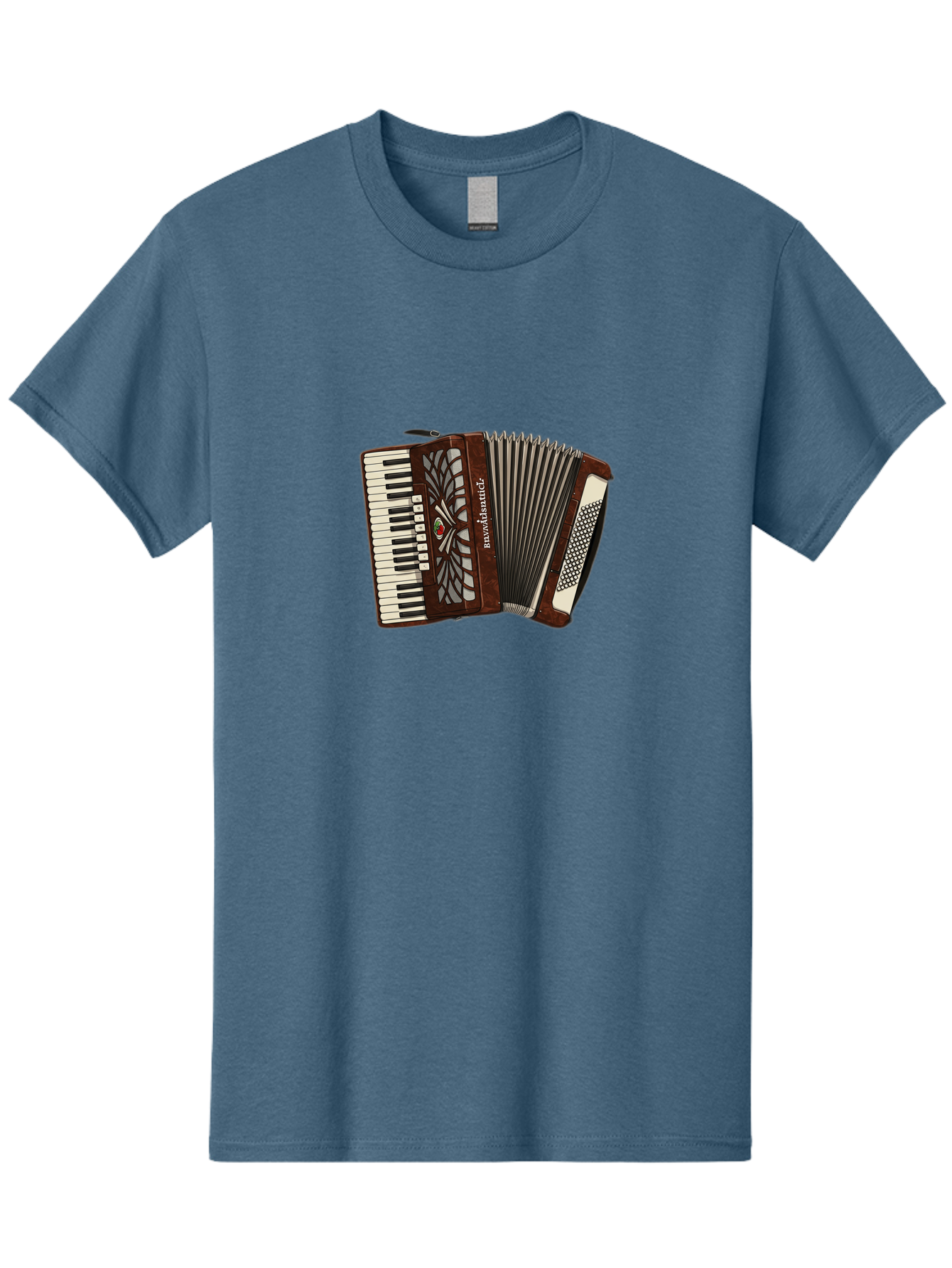 Bavaria-Accordian Men'S Graphic Tee, 100% Cotton, Comfortable Casual Summer Wear, Machine Washable, Vintage Camera, Old Camera, Antique Camera, Black Camera, Classic Photography, Photography Equipment, Nostalgic Device, Film Camera, Camera Art Bal772