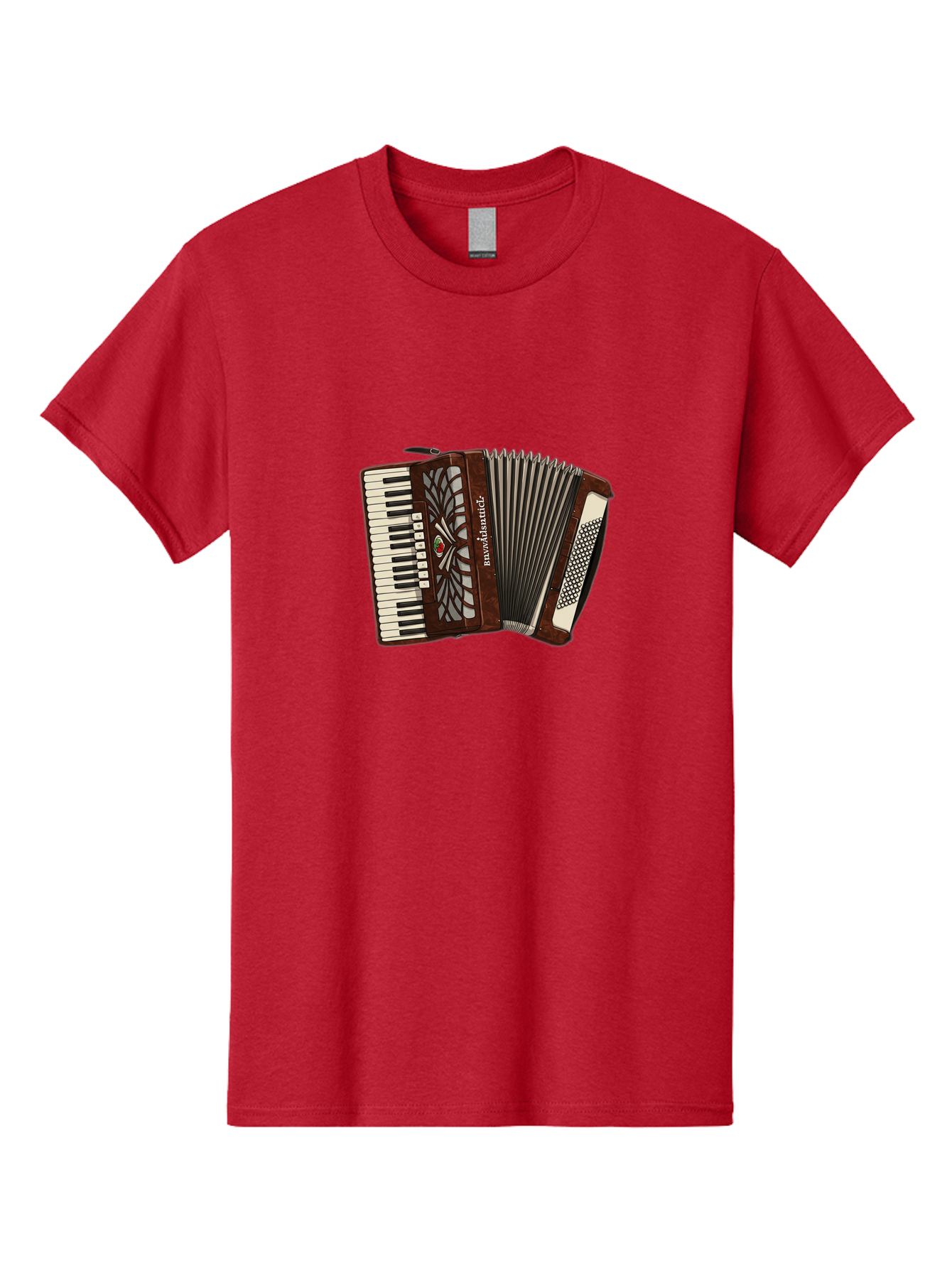 Bavaria-Accordian Men'S Graphic Tee, 100% Cotton, Comfortable Casual Summer Wear, Machine Washable, Vintage Camera, Old Camera, Antique Camera, Black Camera, Classic Photography, Photography Equipment, Nostalgic Device, Film Camera, Camera Art Bal772