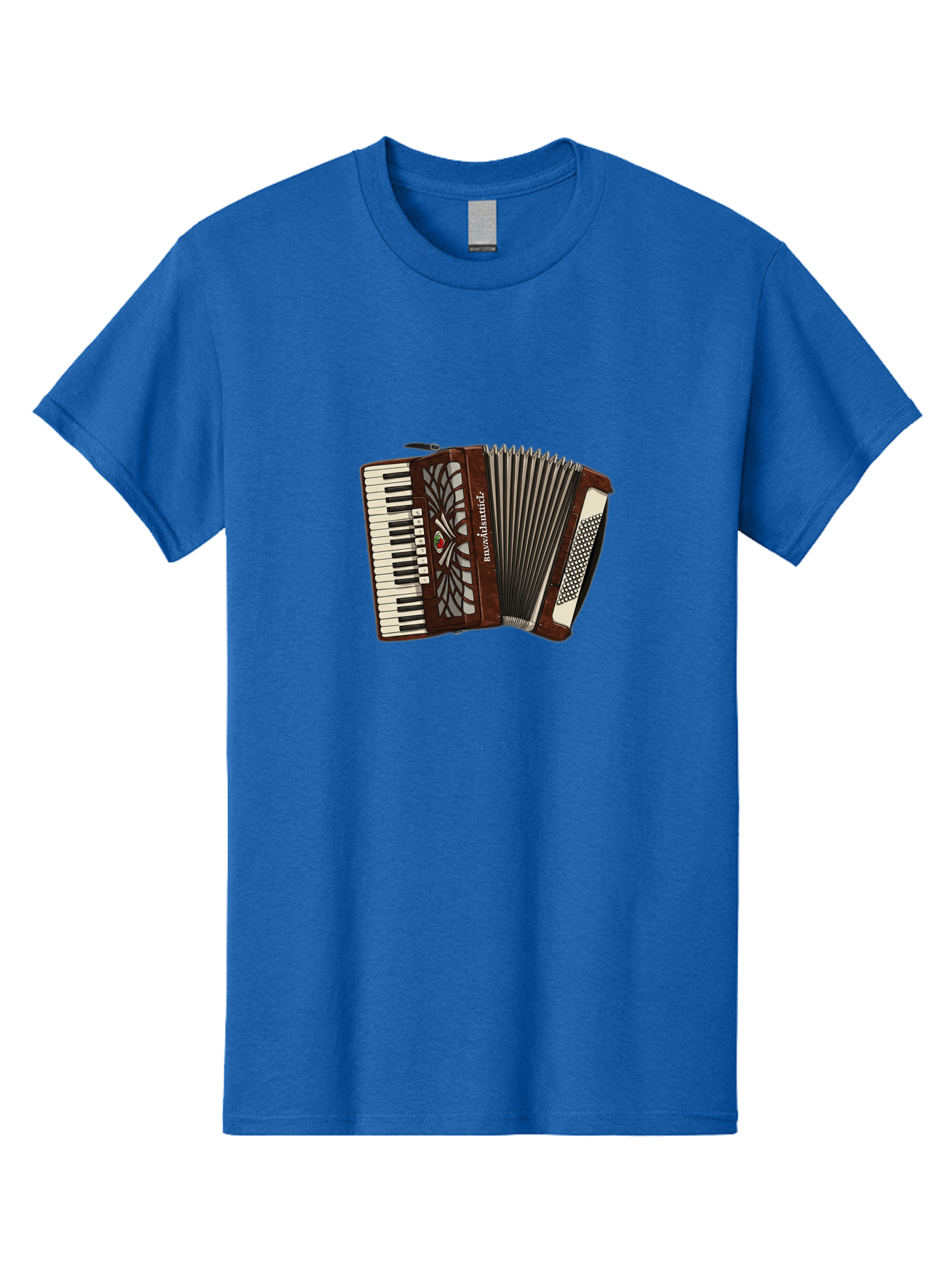 Bavaria-Accordian Men'S Graphic Tee, 100% Cotton, Comfortable Casual Summer Wear, Machine Washable, Vintage Camera, Old Camera, Antique Camera, Black Camera, Classic Photography, Photography Equipment, Nostalgic Device, Film Camera, Camera Art Bal772