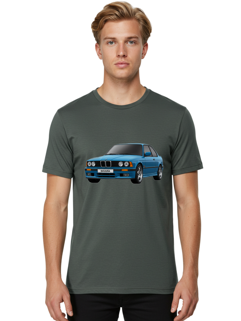 Bavaria-Bmw Men'S Graphic Tee, 100% Cotton, Comfortable Casual Summer Wear, Machine Washable, Vintage Camera, Old Camera, Antique Camera, Black Camera, Classic Photography, Photography Equipment, Nostalgic Device, Film Camera, Camera Art Bal773