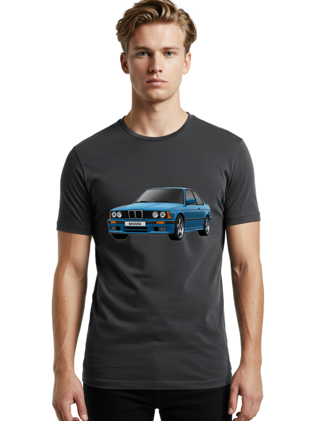 Bavaria-Bmw Men'S Graphic Tee, 100% Cotton, Comfortable Casual Summer Wear, Machine Washable, Vintage Camera, Old Camera, Antique Camera, Black Camera, Classic Photography, Photography Equipment, Nostalgic Device, Film Camera, Camera Art Bal773