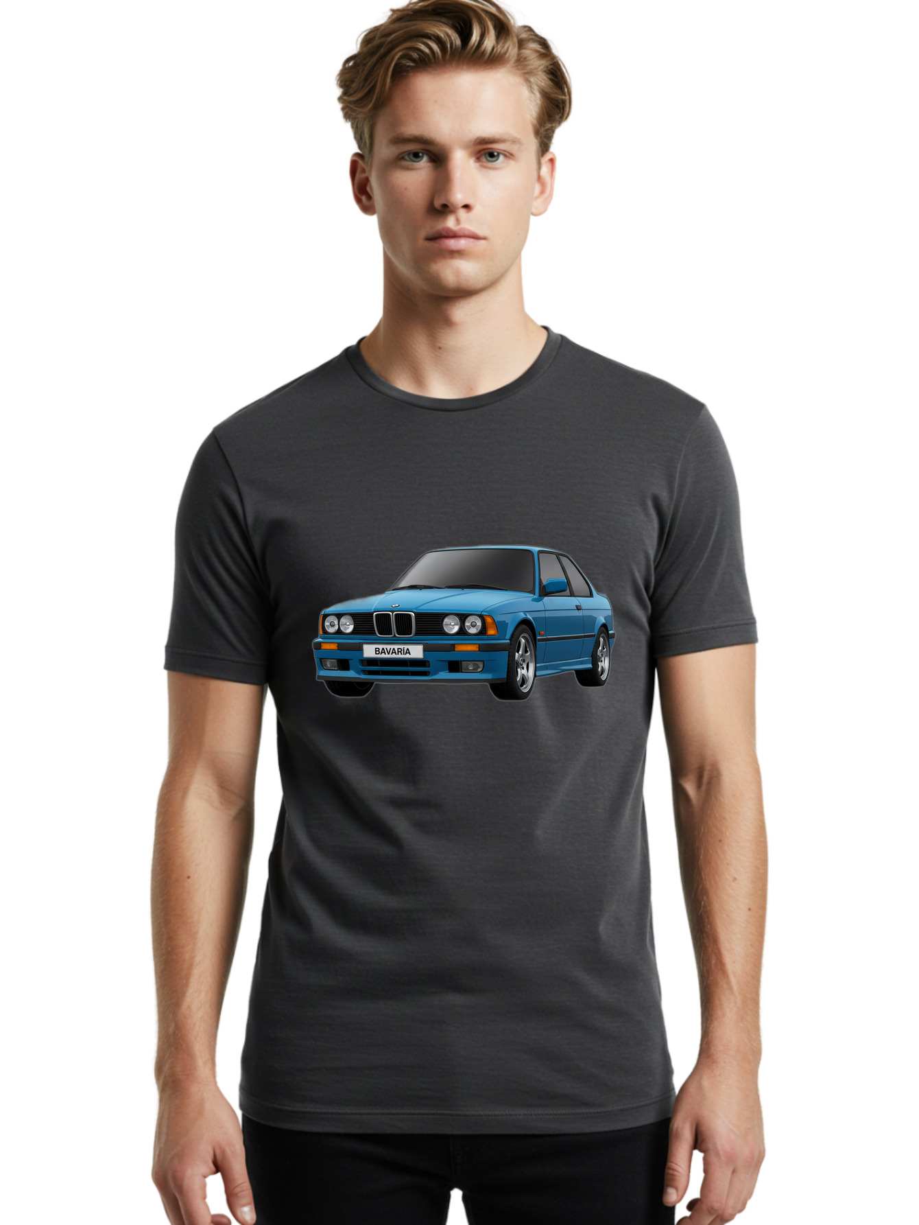 Bavaria-Bmw Men'S Graphic Tee, 100% Cotton, Comfortable Casual Summer Wear, Machine Washable, Vintage Camera, Old Camera, Antique Camera, Black Camera, Classic Photography, Photography Equipment, Nostalgic Device, Film Camera, Camera Art Bal773