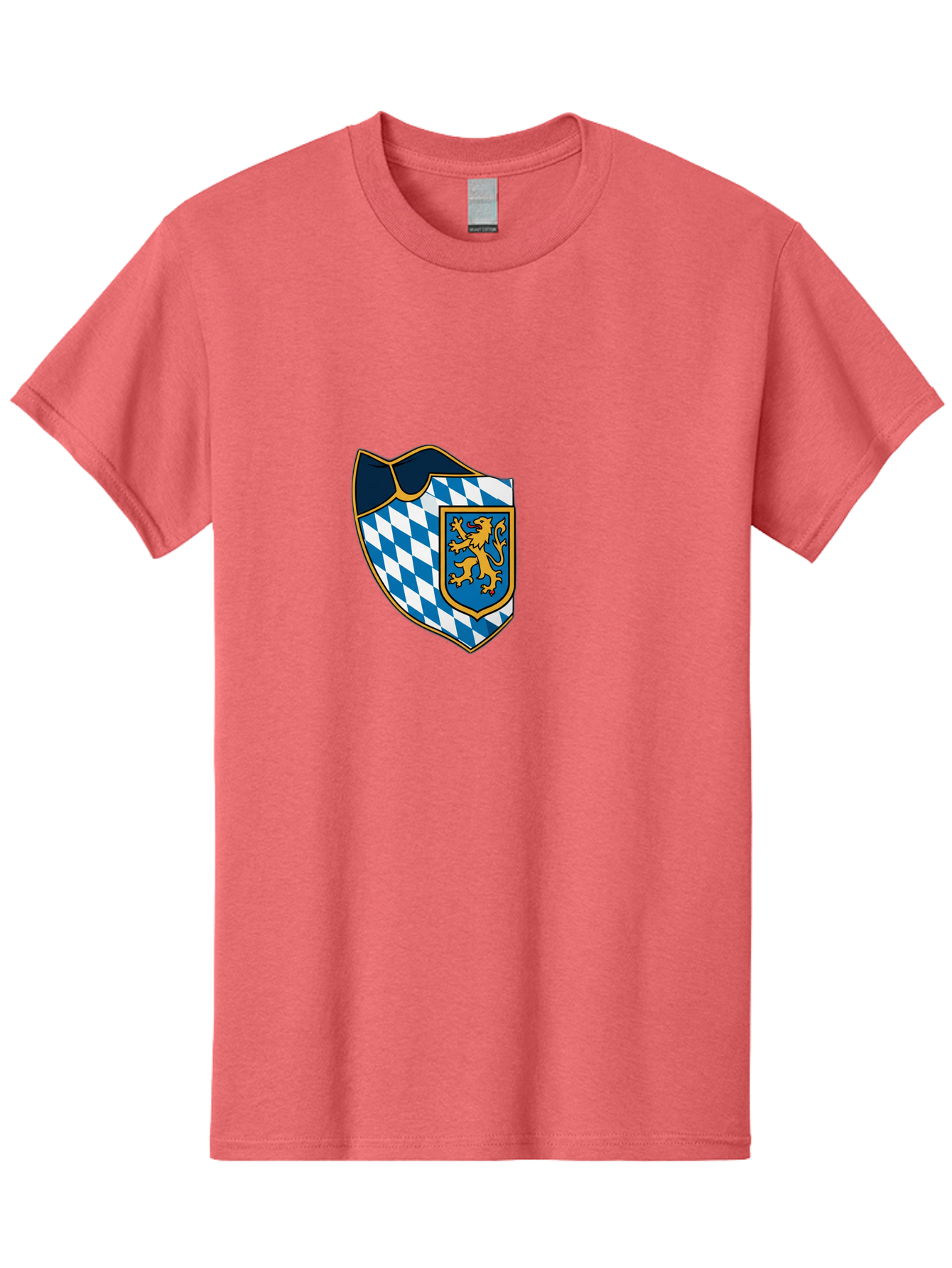 Bavarian-Coat-Of-Arms Men'S Graphic Tee, 100% Cotton, Comfortable Casual Summer Wear, Machine Washable, Vintage Camera, Old Camera, Antique Camera, Black Camera, Classic Photography, Photography Equipment, Nostalgic Device, Film Camera, Bal774