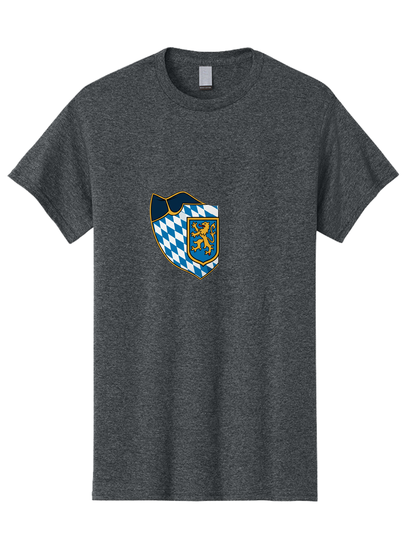 Bavarian-Coat-Of-Arms Men'S Graphic Tee, 100% Cotton, Comfortable Casual Summer Wear, Machine Washable, Vintage Camera, Old Camera, Antique Camera, Black Camera, Classic Photography, Photography Equipment, Nostalgic Device, Film Camera, Bal774