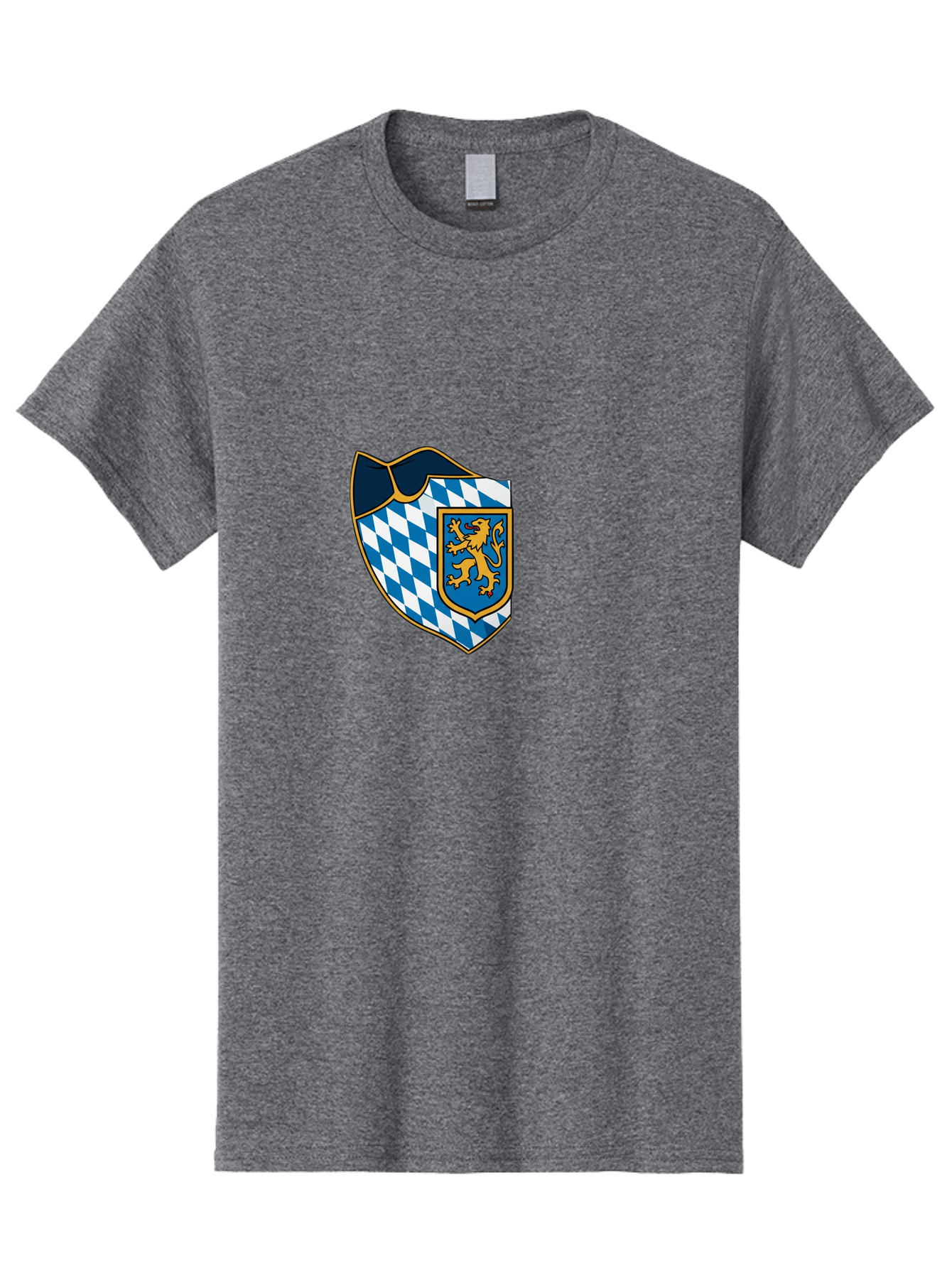 Bavarian-Coat-Of-Arms Men'S Graphic Tee, 100% Cotton, Comfortable Casual Summer Wear, Machine Washable, Vintage Camera, Old Camera, Antique Camera, Black Camera, Classic Photography, Photography Equipment, Nostalgic Device, Film Camera, Bal774