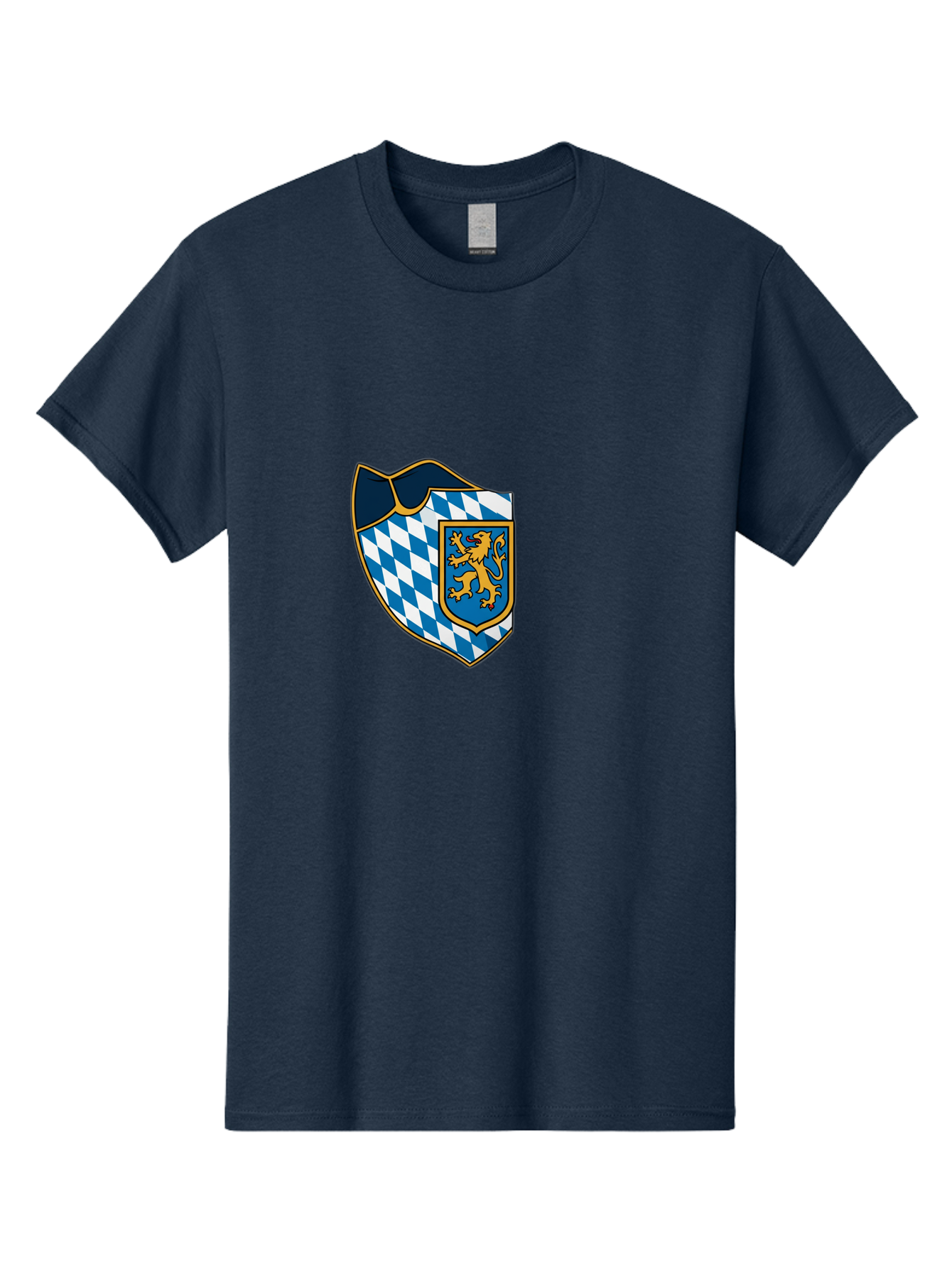 Bavarian-Coat-Of-Arms Men'S Graphic Tee, 100% Cotton, Comfortable Casual Summer Wear, Machine Washable, Vintage Camera, Old Camera, Antique Camera, Black Camera, Classic Photography, Photography Equipment, Nostalgic Device, Film Camera, Bal774