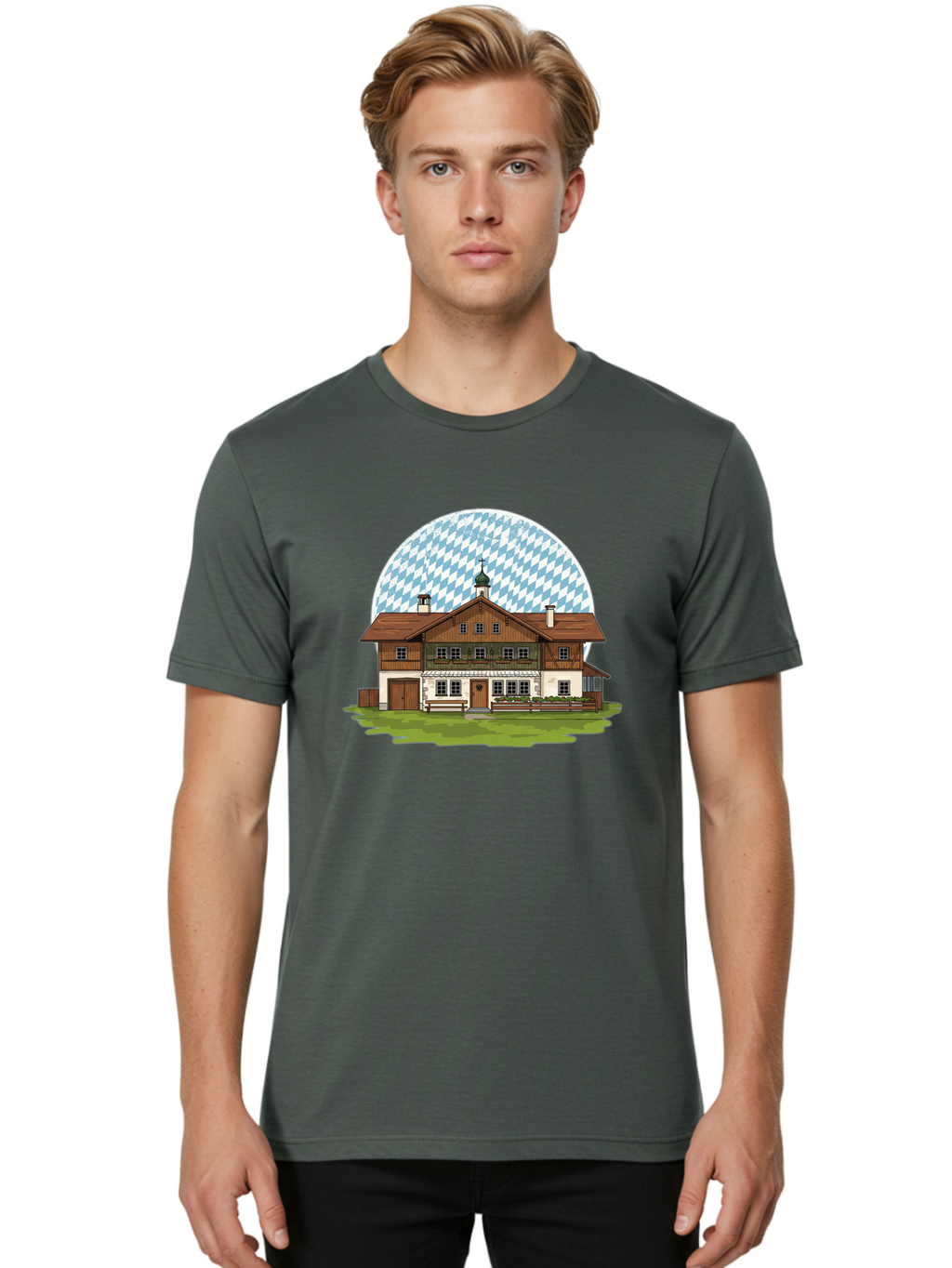 Bavarian-House Men'S Graphic Tee, 100% Cotton, Comfortable Casual Summer Wear, Machine Washable, Vintage Camera, Old Camera, Antique Camera, Black Camera, Classic Photography, Photography Equipment, Nostalgic Device, Film Camera, Camera Art Bal775