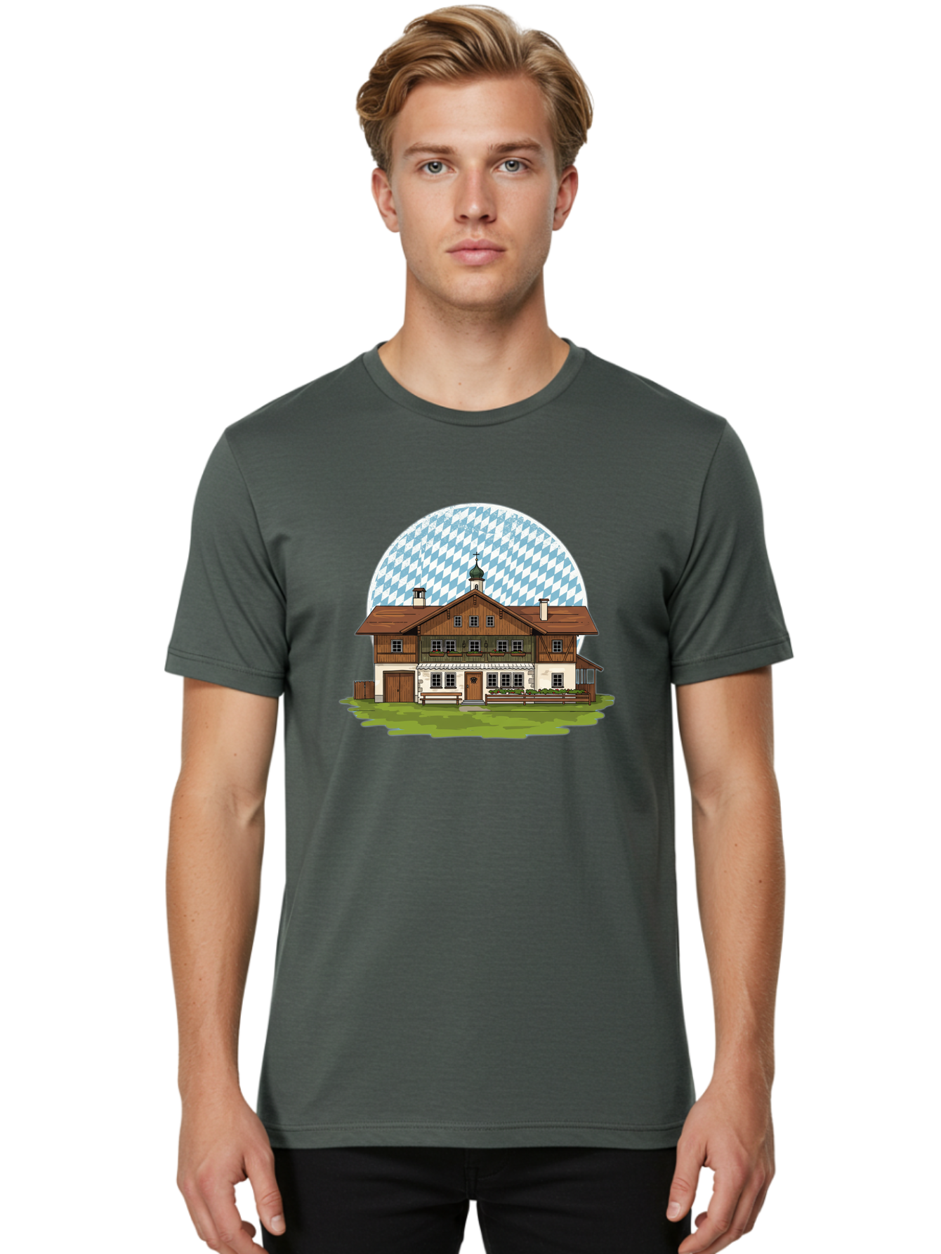 Bavarian-House Men'S Graphic Tee, 100% Cotton, Comfortable Casual Summer Wear, Machine Washable, Vintage Camera, Old Camera, Antique Camera, Black Camera, Classic Photography, Photography Equipment, Nostalgic Device, Film Camera, Camera Art Bal775