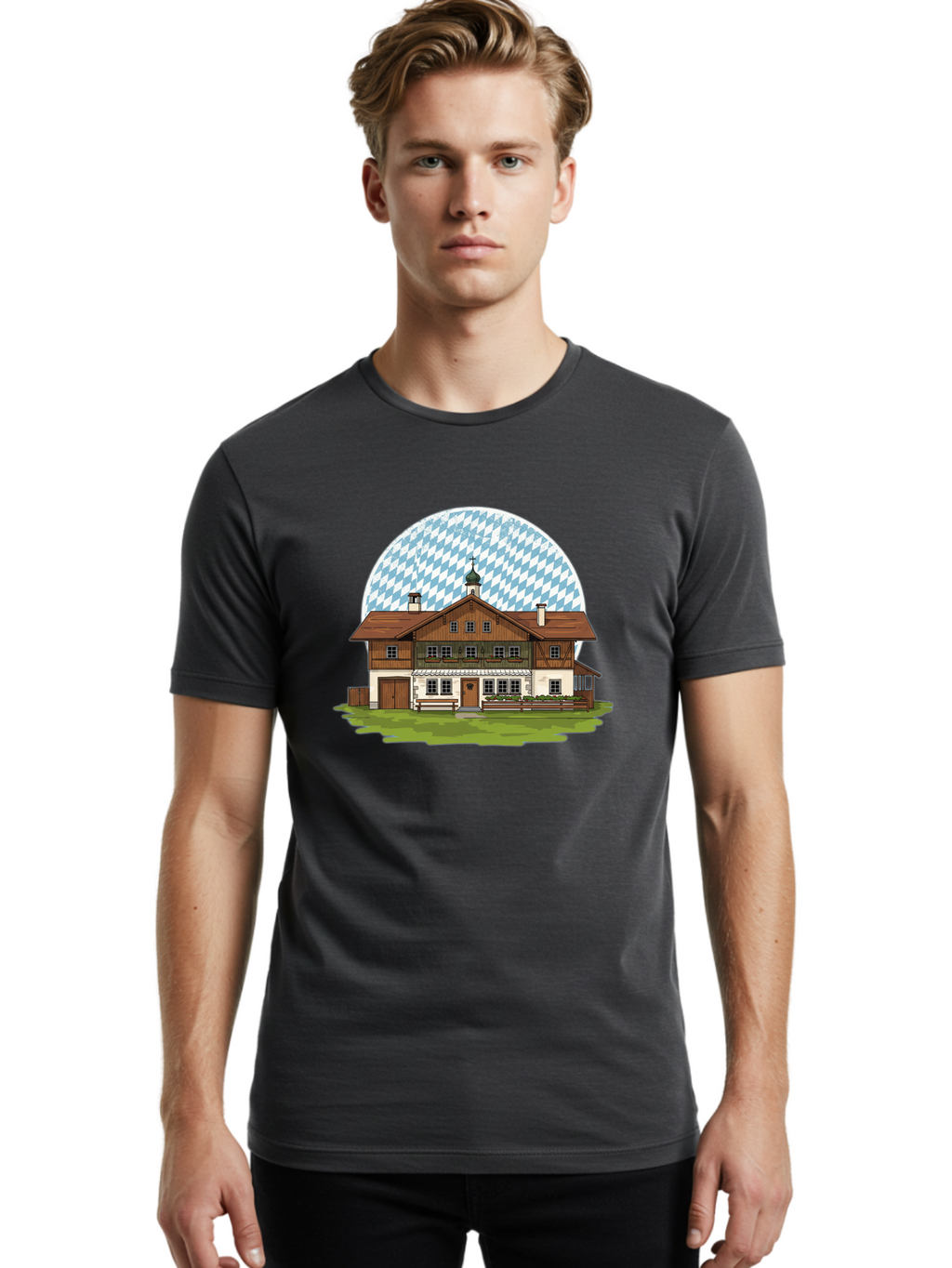 Bavarian-House Men'S Graphic Tee, 100% Cotton, Comfortable Casual Summer Wear, Machine Washable, Vintage Camera, Old Camera, Antique Camera, Black Camera, Classic Photography, Photography Equipment, Nostalgic Device, Film Camera, Camera Art Bal775