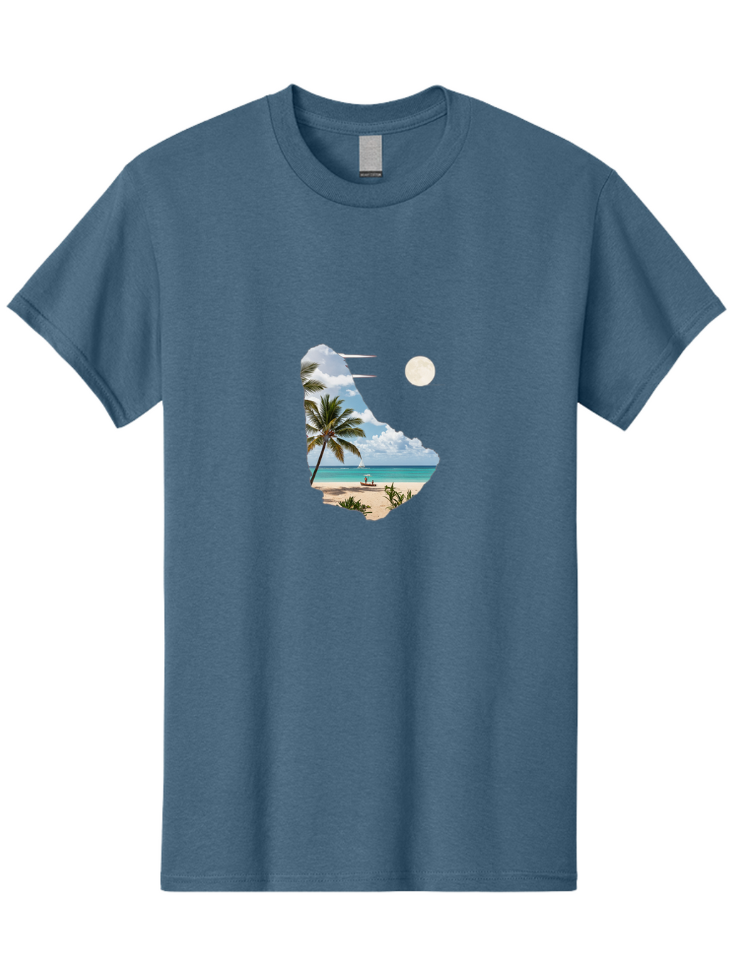Beach-Scene-In-Map Men'S Graphic Tee, 100% Cotton, Comfortable Casual Summer Wear, Machine Washable, Vintage Camera, Old Camera, Antique Camera, Black Camera, Classic Photography, Photography Equipment, Nostalgic Device, Film Camera, Bal777