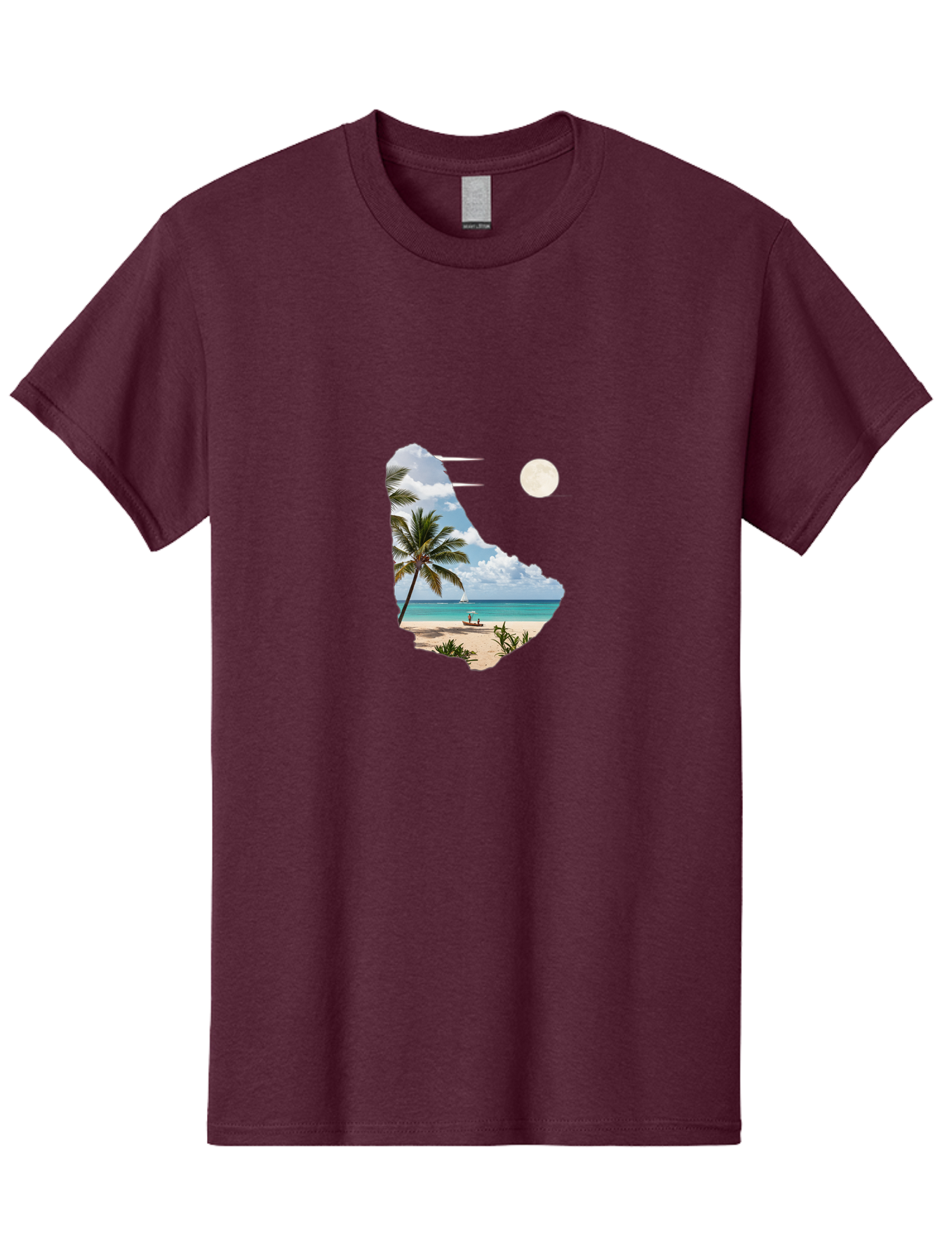 Beach-Scene-In-Map Men'S Graphic Tee, 100% Cotton, Comfortable Casual Summer Wear, Machine Washable, Vintage Camera, Old Camera, Antique Camera, Black Camera, Classic Photography, Photography Equipment, Nostalgic Device, Film Camera, Bal777