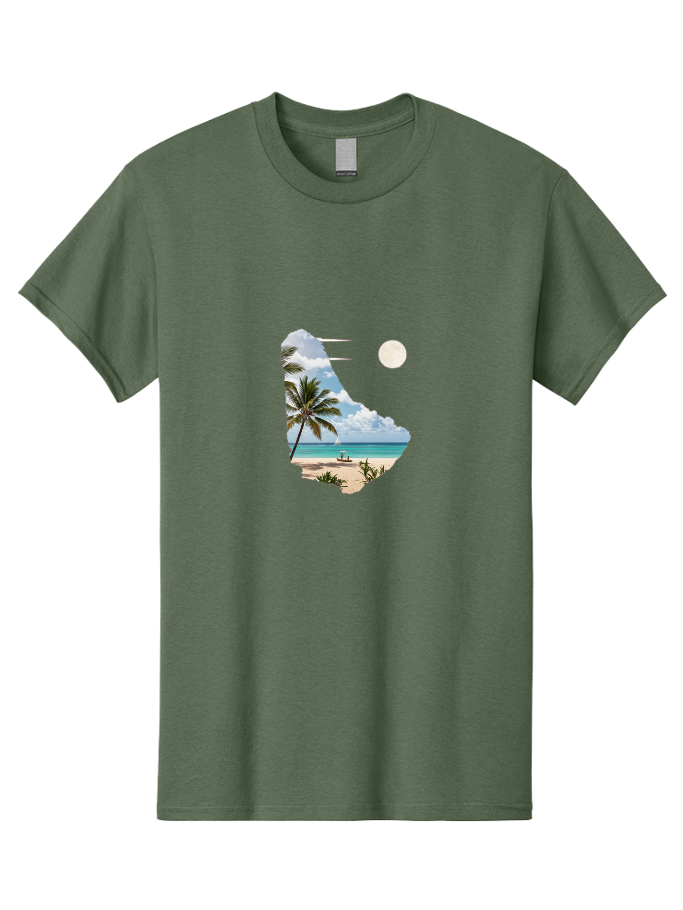 Beach-Scene-In-Map Men'S Graphic Tee, 100% Cotton, Comfortable Casual Summer Wear, Machine Washable, Vintage Camera, Old Camera, Antique Camera, Black Camera, Classic Photography, Photography Equipment, Nostalgic Device, Film Camera, Bal777