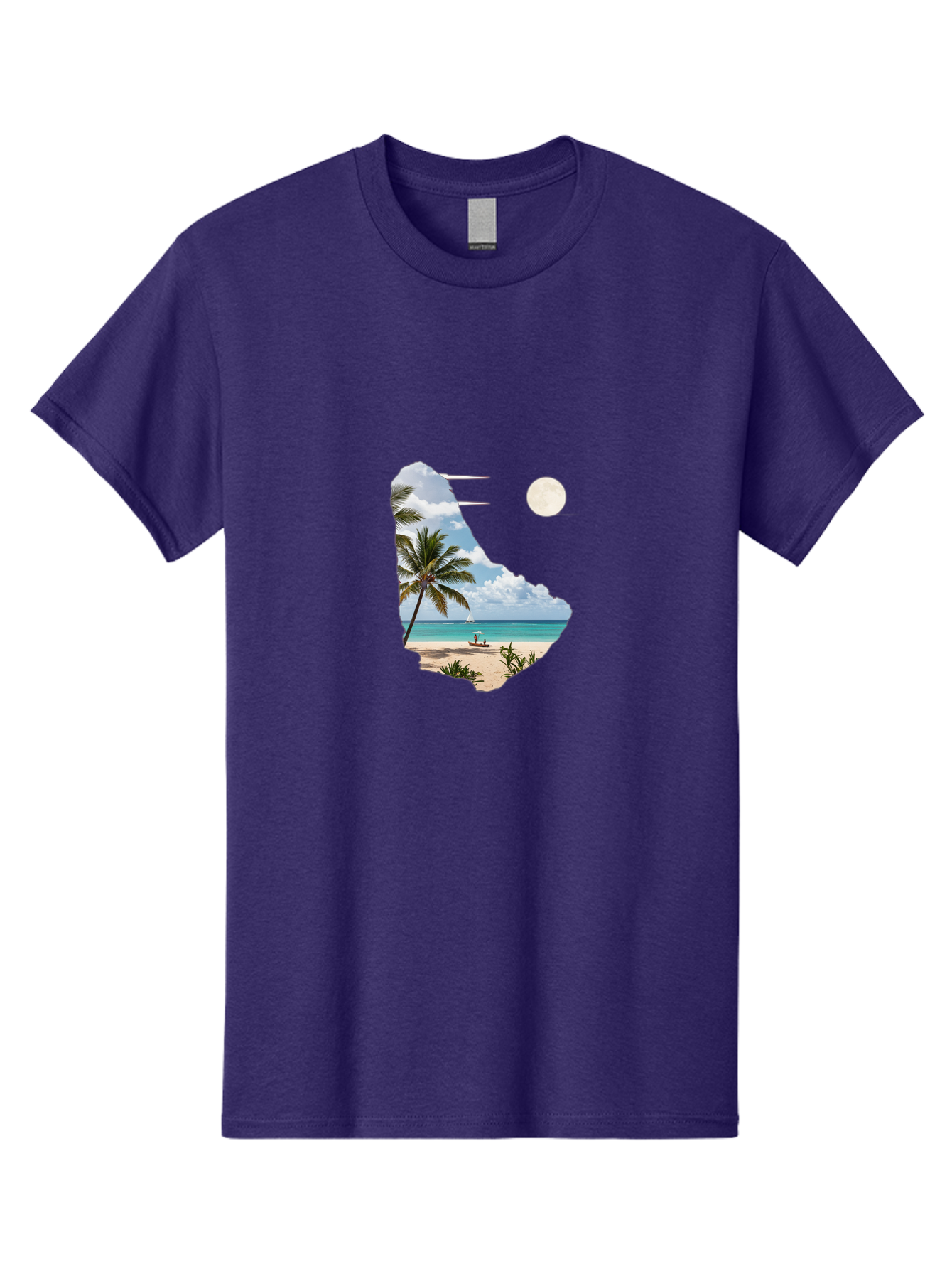 Beach-Scene-In-Map Men'S Graphic Tee, 100% Cotton, Comfortable Casual Summer Wear, Machine Washable, Vintage Camera, Old Camera, Antique Camera, Black Camera, Classic Photography, Photography Equipment, Nostalgic Device, Film Camera, Bal777