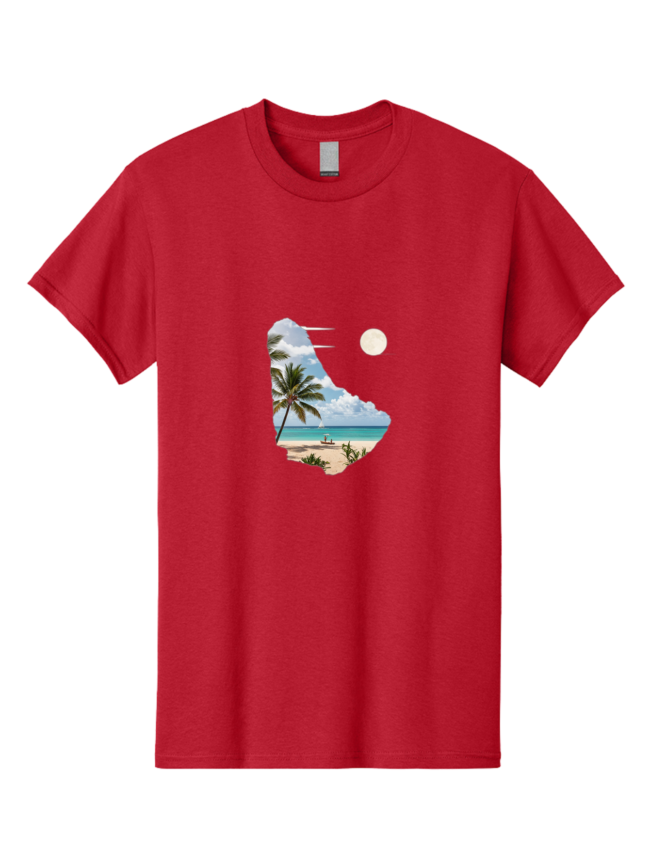 Beach-Scene-In-Map Men'S Graphic Tee, 100% Cotton, Comfortable Casual Summer Wear, Machine Washable, Vintage Camera, Old Camera, Antique Camera, Black Camera, Classic Photography, Photography Equipment, Nostalgic Device, Film Camera, Bal777