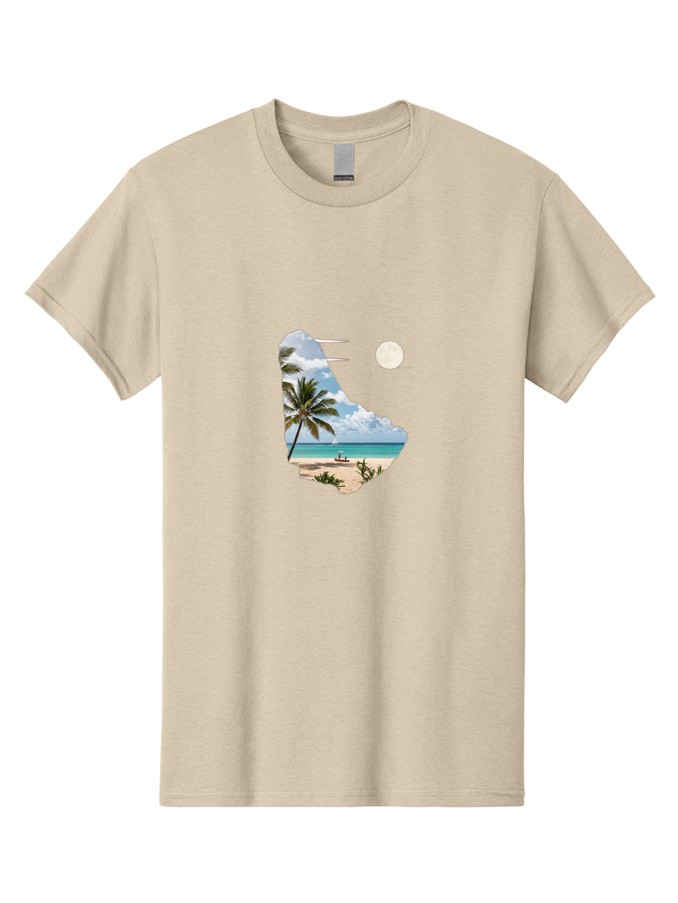 Beach-Scene-In-Map Men'S Graphic Tee, 100% Cotton, Comfortable Casual Summer Wear, Machine Washable, Vintage Camera, Old Camera, Antique Camera, Black Camera, Classic Photography, Photography Equipment, Nostalgic Device, Film Camera, Bal777