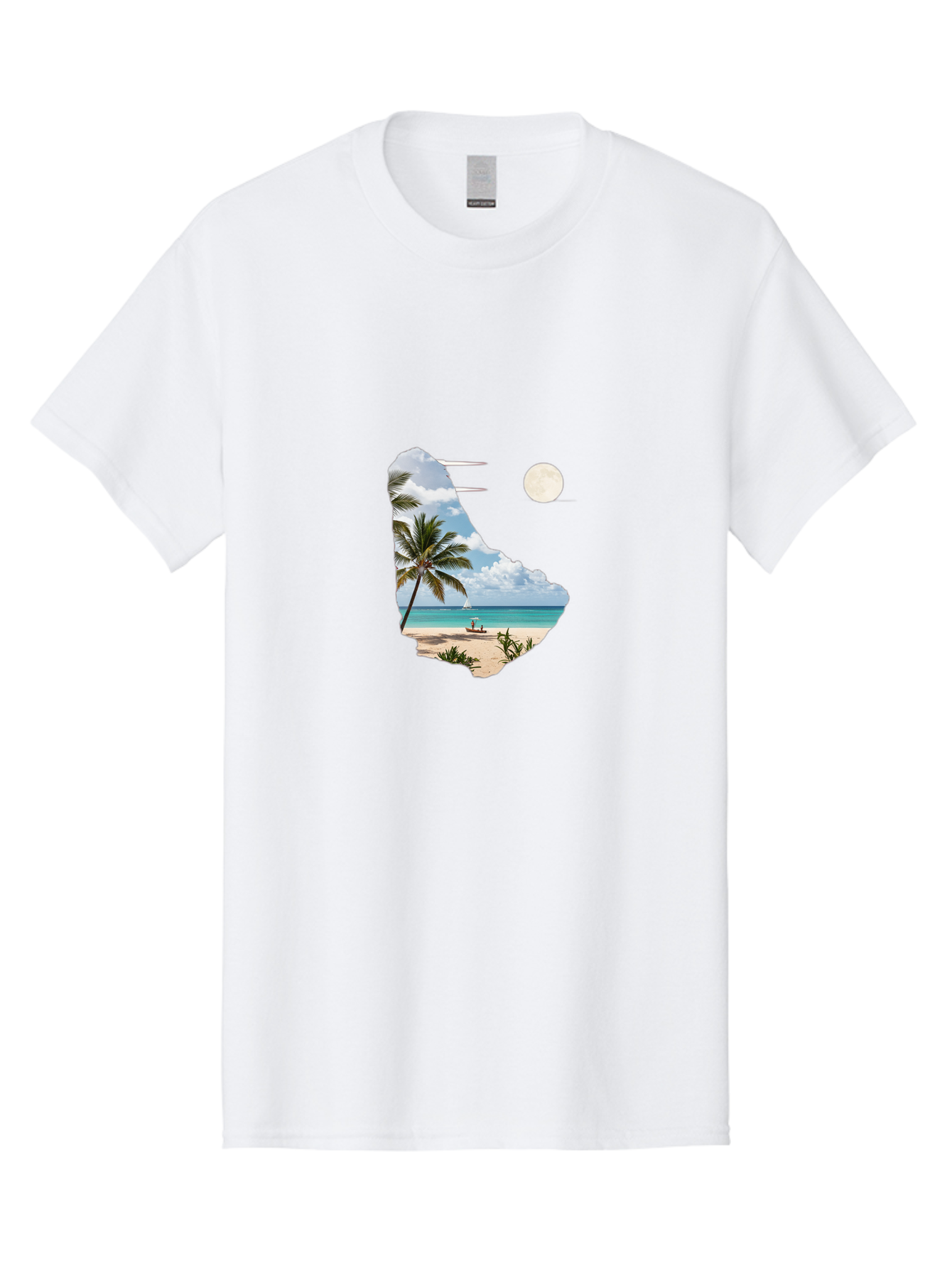 Beach-Scene-In-Map Men'S Graphic Tee, 100% Cotton, Comfortable Casual Summer Wear, Machine Washable, Vintage Camera, Old Camera, Antique Camera, Black Camera, Classic Photography, Photography Equipment, Nostalgic Device, Film Camera, Bal777