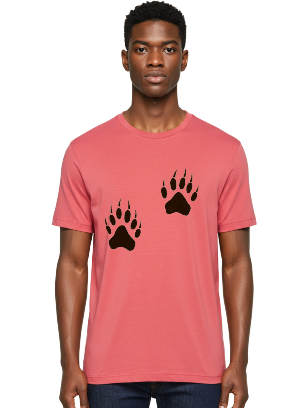 Bear-Footprints Men'S Graphic Tee, 100% Cotton, Comfortable Casual Summer Wear, Machine Washable, Vintage Camera, Old Camera, Antique Camera, Black Camera, Classic Photography, Photography Equipment, Nostalgic Device, Film Camera, Camera Art Bal778