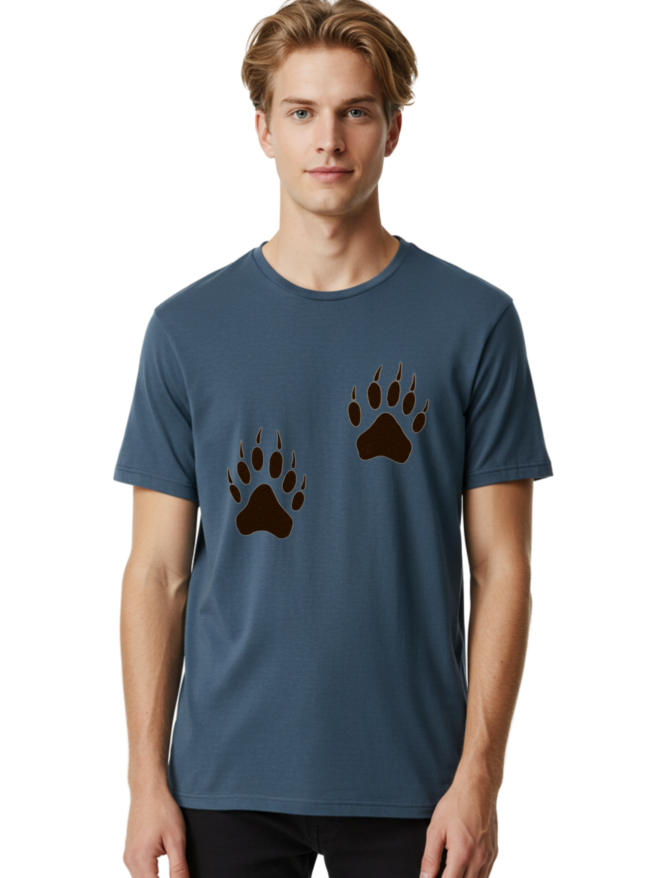Bear-Footprints Men'S Graphic Tee, 100% Cotton, Comfortable Casual Summer Wear, Machine Washable, Vintage Camera, Old Camera, Antique Camera, Black Camera, Classic Photography, Photography Equipment, Nostalgic Device, Film Camera, Camera Art Bal778